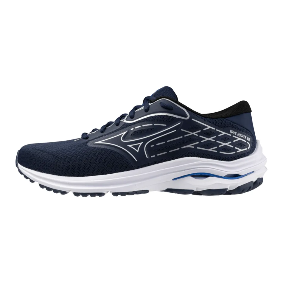 Mizuno Wave Equate 8 Herren-Laufschuhe Estate Pageant Blau/Weiß/Silber AW24