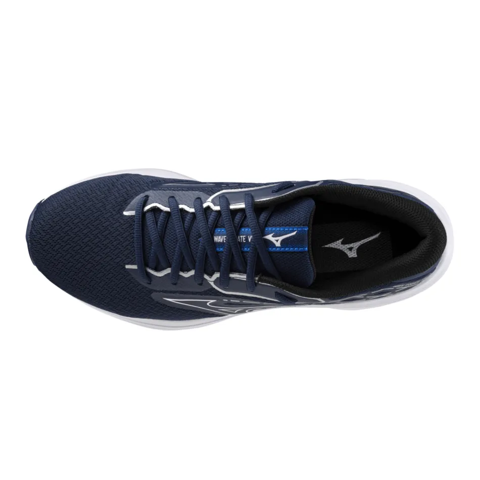Mizuno Wave Equate 8 Herren-Laufschuhe Estate Pageant Blau/Weiß/Silber AW24