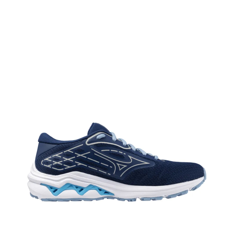 Mizuno Wave Equate 8 Damen Laufschuhe Estate Blau/River Blau/Glacier AW24