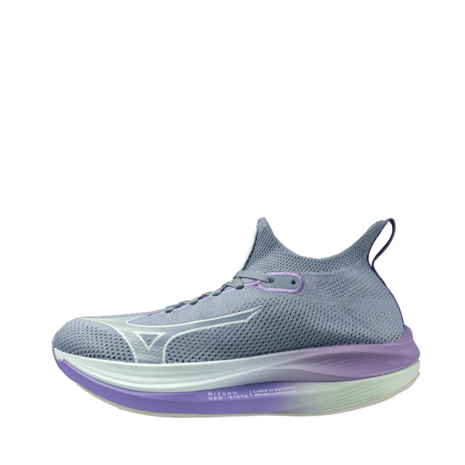 Mizuno Damen Neo Vista Laufschuhe in Citadel/Bay/Paisley Lila SS25