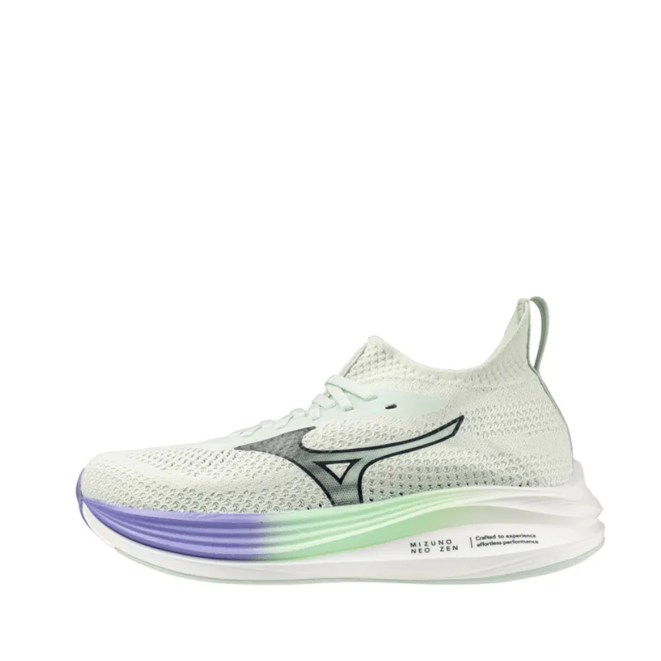 Mizuno Damen Neo Zen Laufschuhe in Hauch von Minzgrün/Indientinte/Paisley Lila SS25