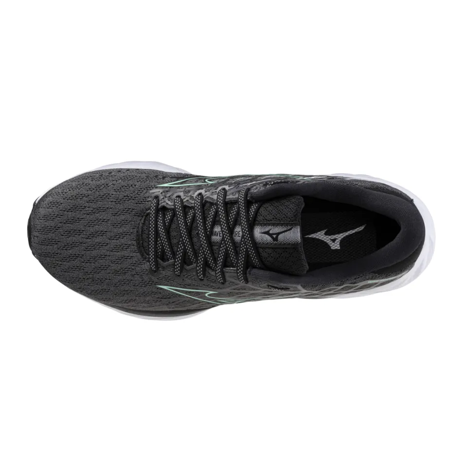 Mizuno Damen Wave Inspire 20 Laufschuhe in Iron Gate/Staubiger Jadegrün/Schwarz AW24