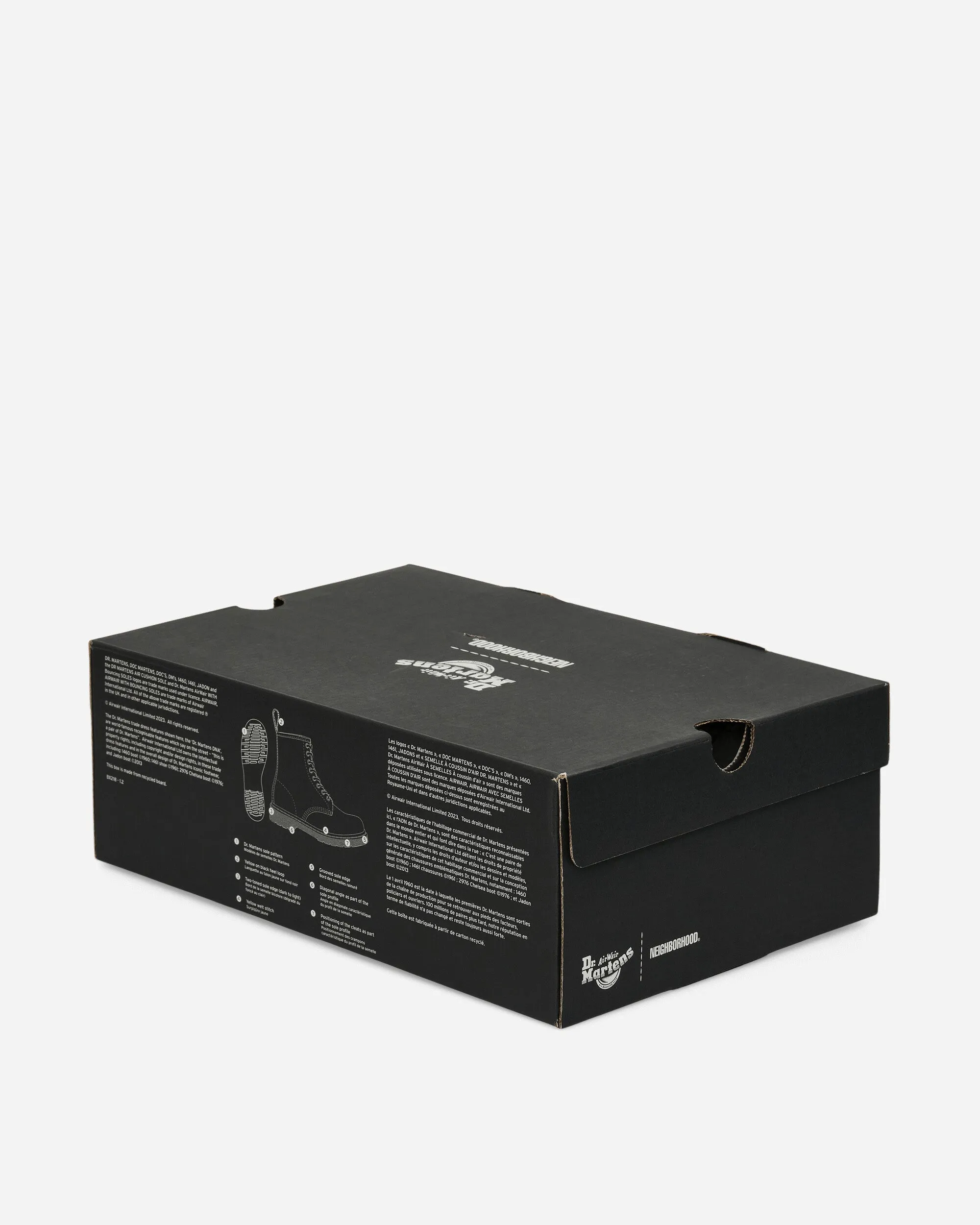 NEIGHBORHOOD Smith 4-Augen-Schuhe Schwarz