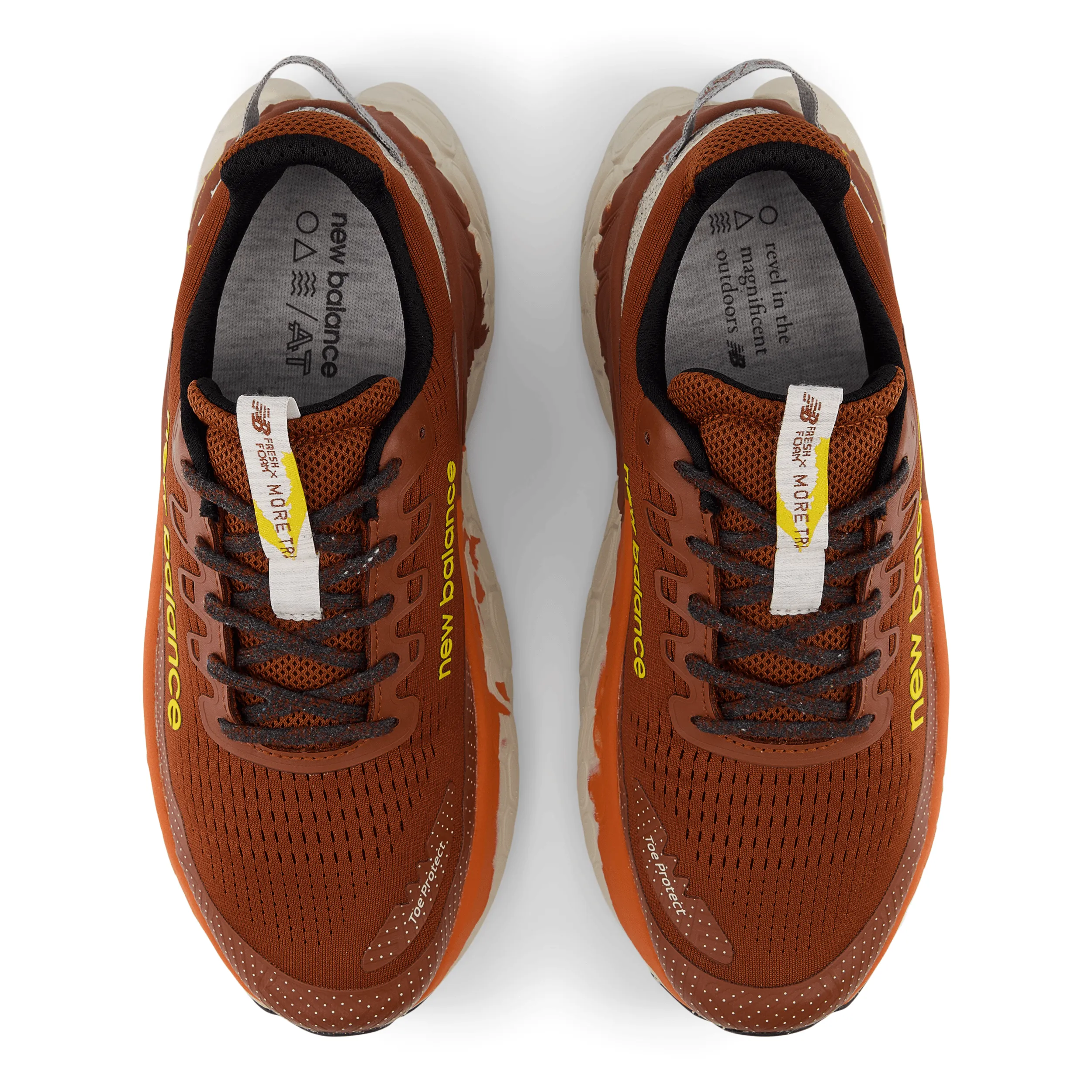 New Balance More Trail v3 Herren-Trailrunning-Schuhe Schwarz/Orange AW24