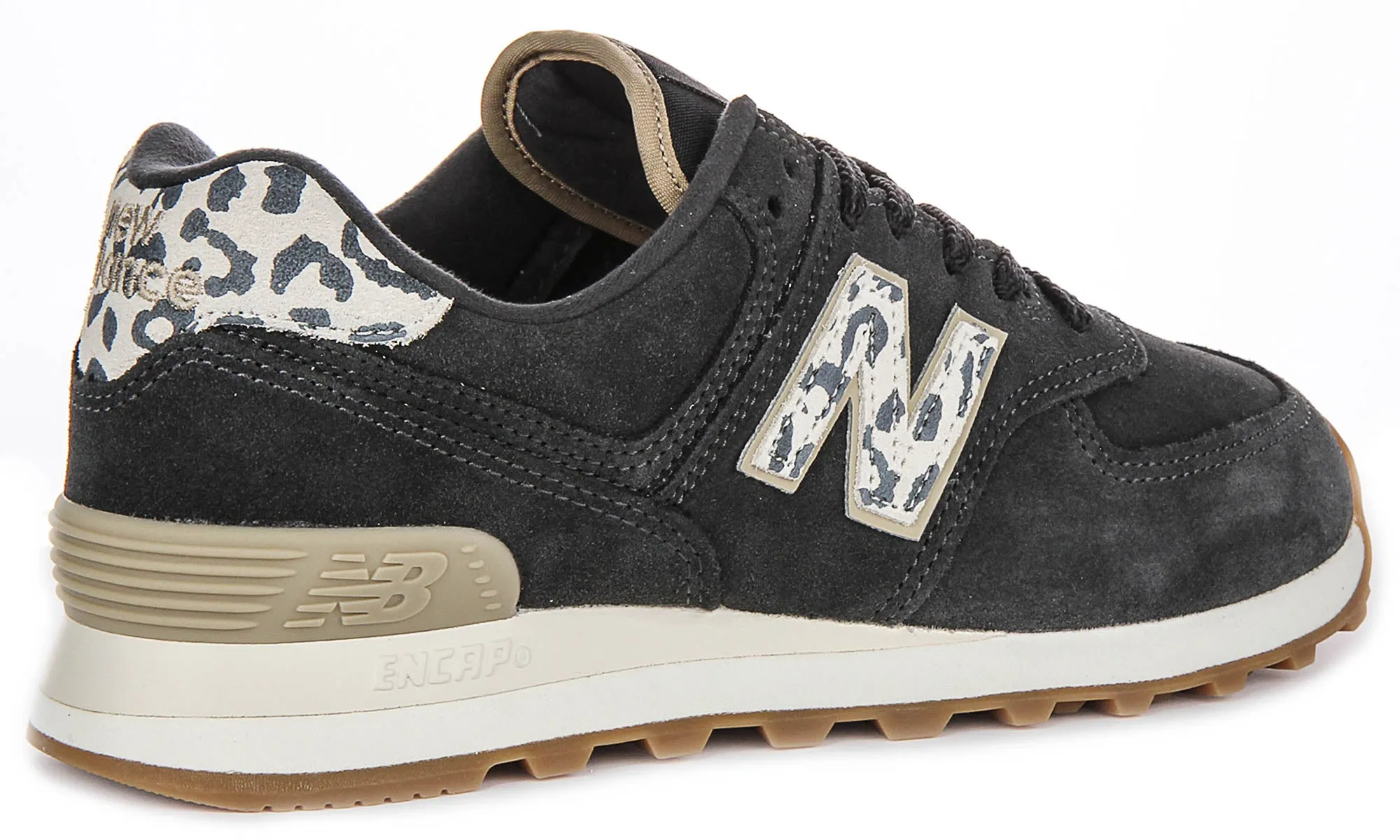 New Balance WL 574XE2 In Kohle-Leopard Für Damen Schuhe New Balance