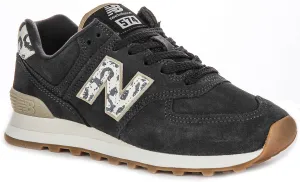 New Balance WL 574XE2 In Kohle-Leopard Für Damen Schuhe New Balance