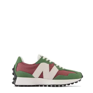 New Balance Damen 327 Trainingsschuhe Nori / Gewaschener Burgunder