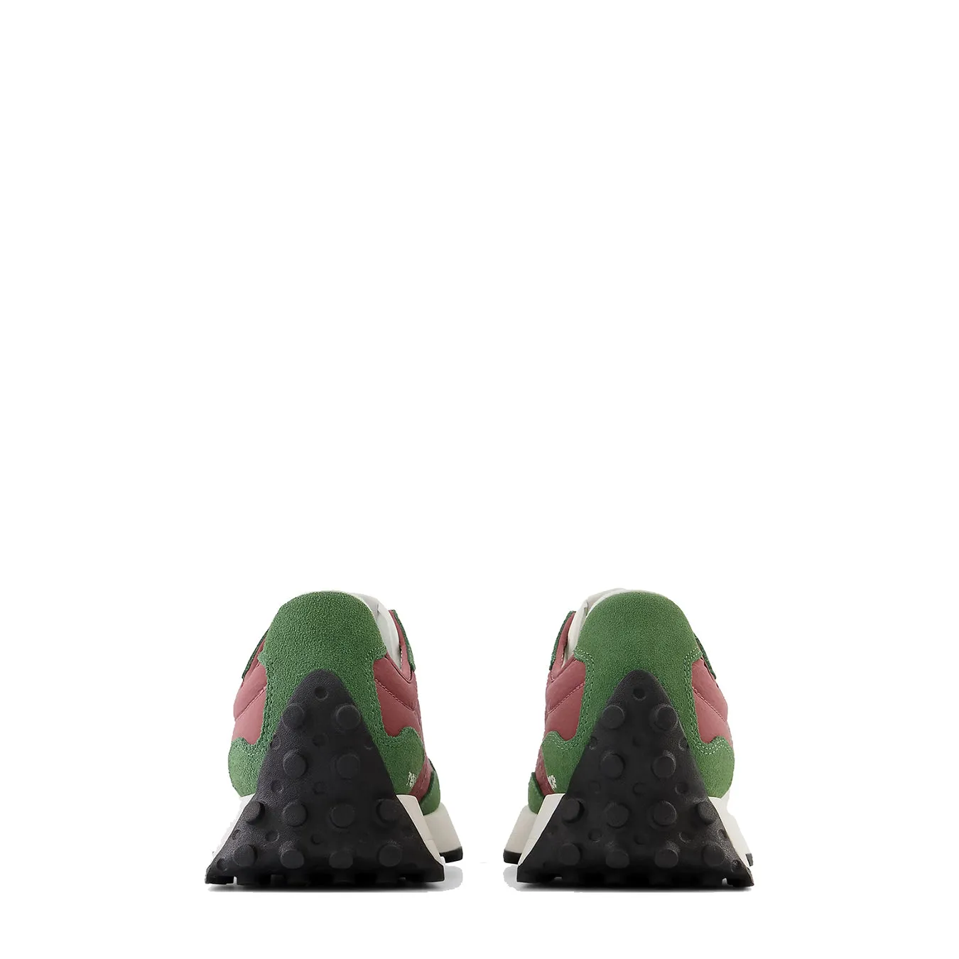 New Balance Damen 327 Trainingsschuhe Nori / Gewaschener Burgunder