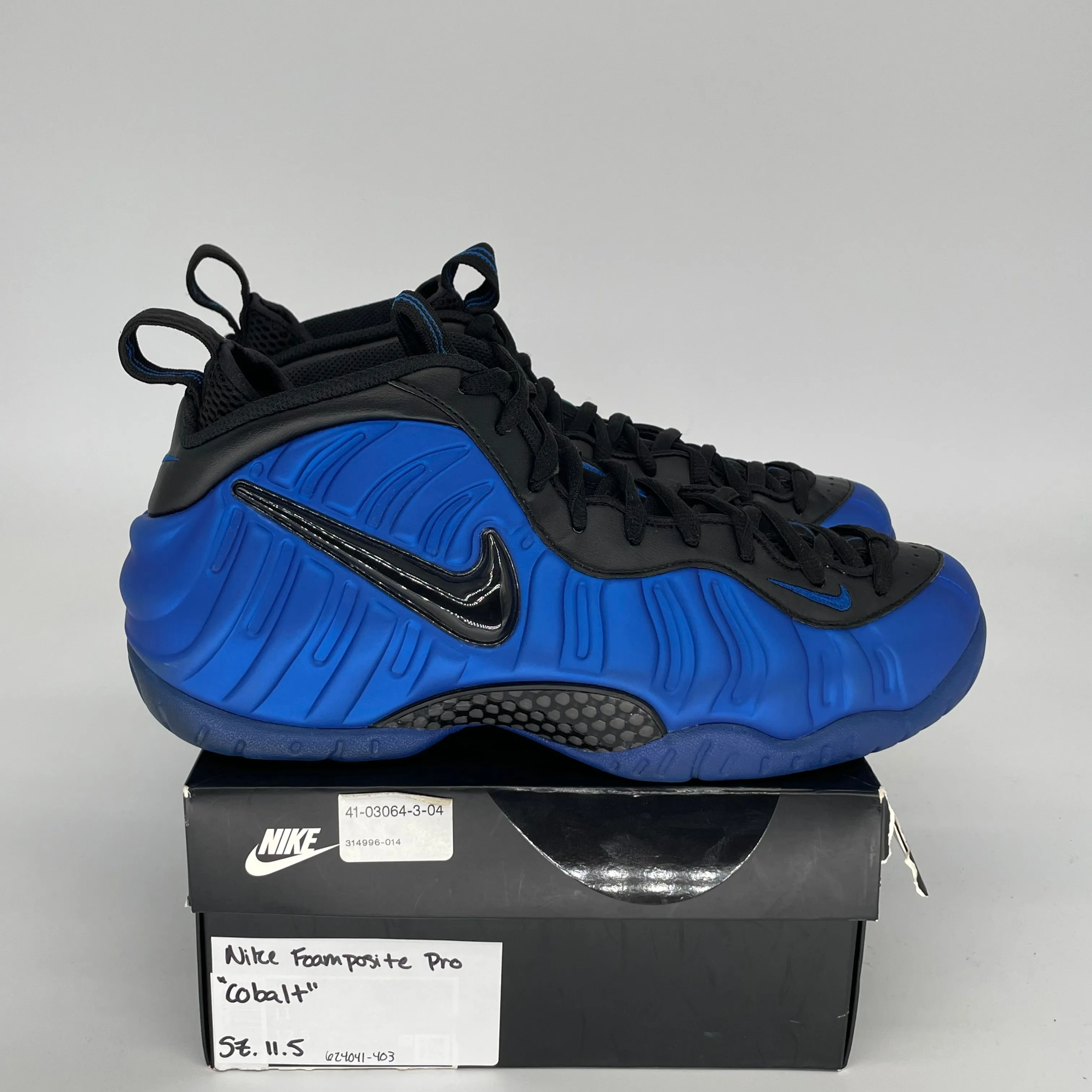 NIKE AIR FOAMPOSITE PRO KOBALT GRÖSSE 11.5 624041-403