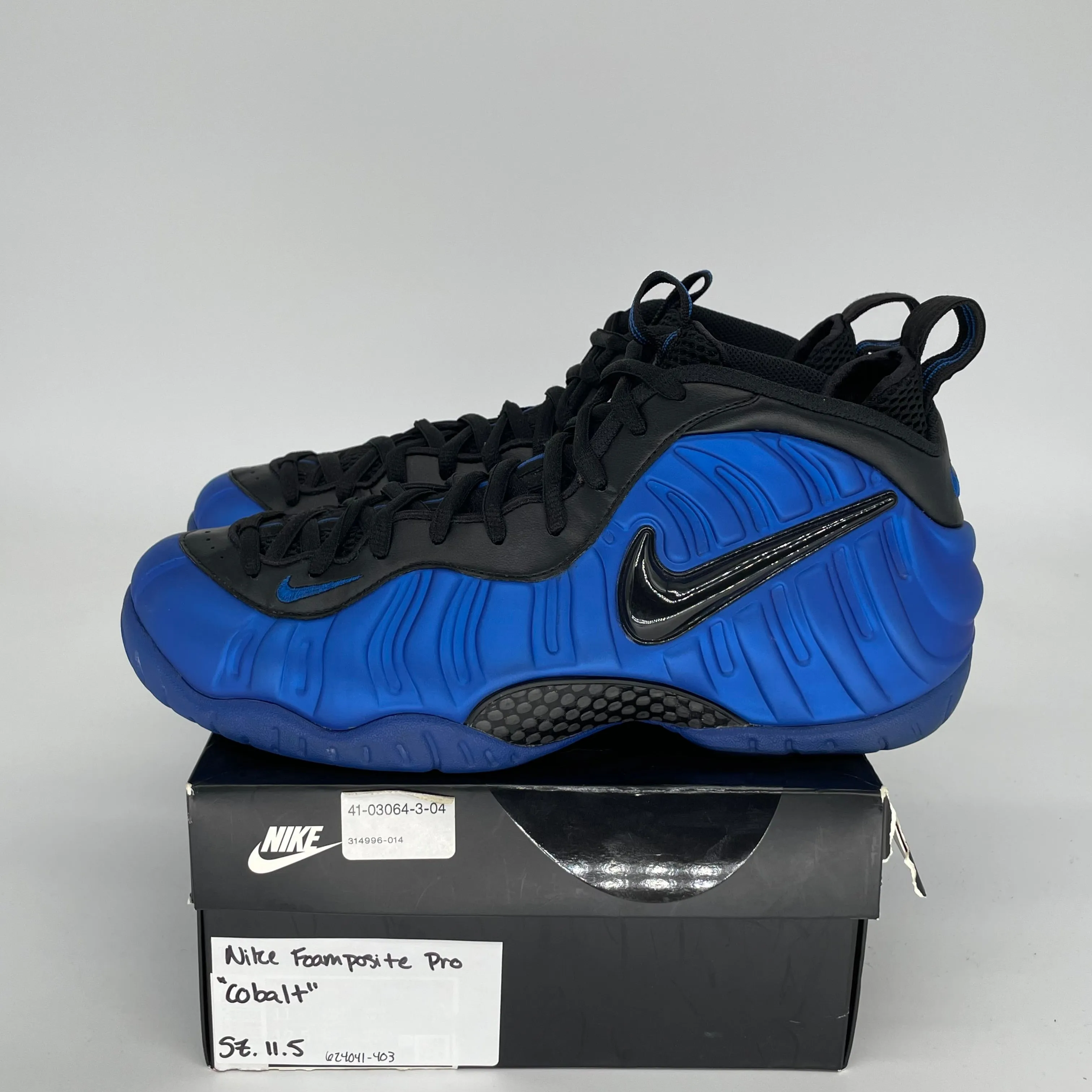 NIKE AIR FOAMPOSITE PRO KOBALT GRÖSSE 11.5 624041-403