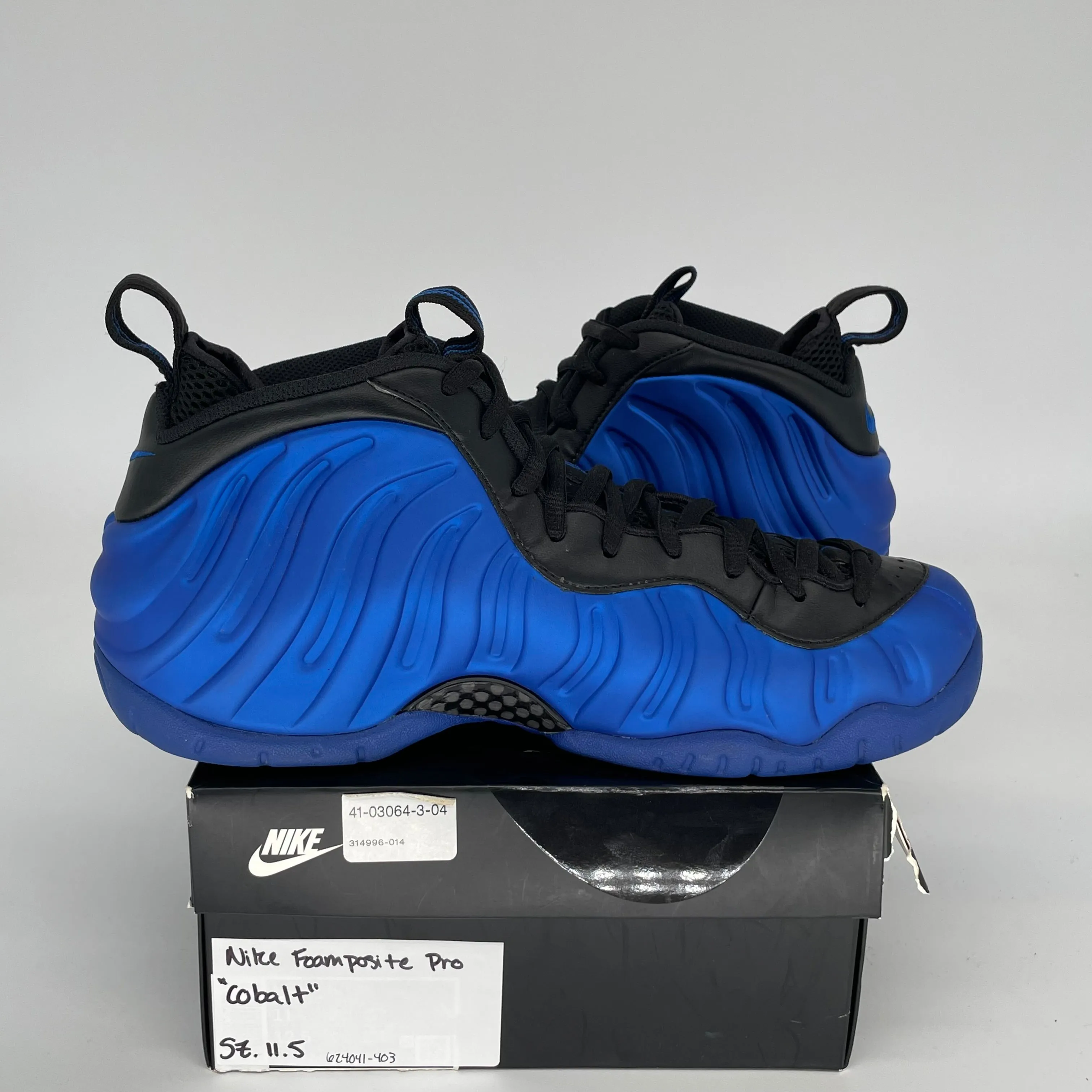NIKE AIR FOAMPOSITE PRO KOBALT GRÖSSE 11.5 624041-403