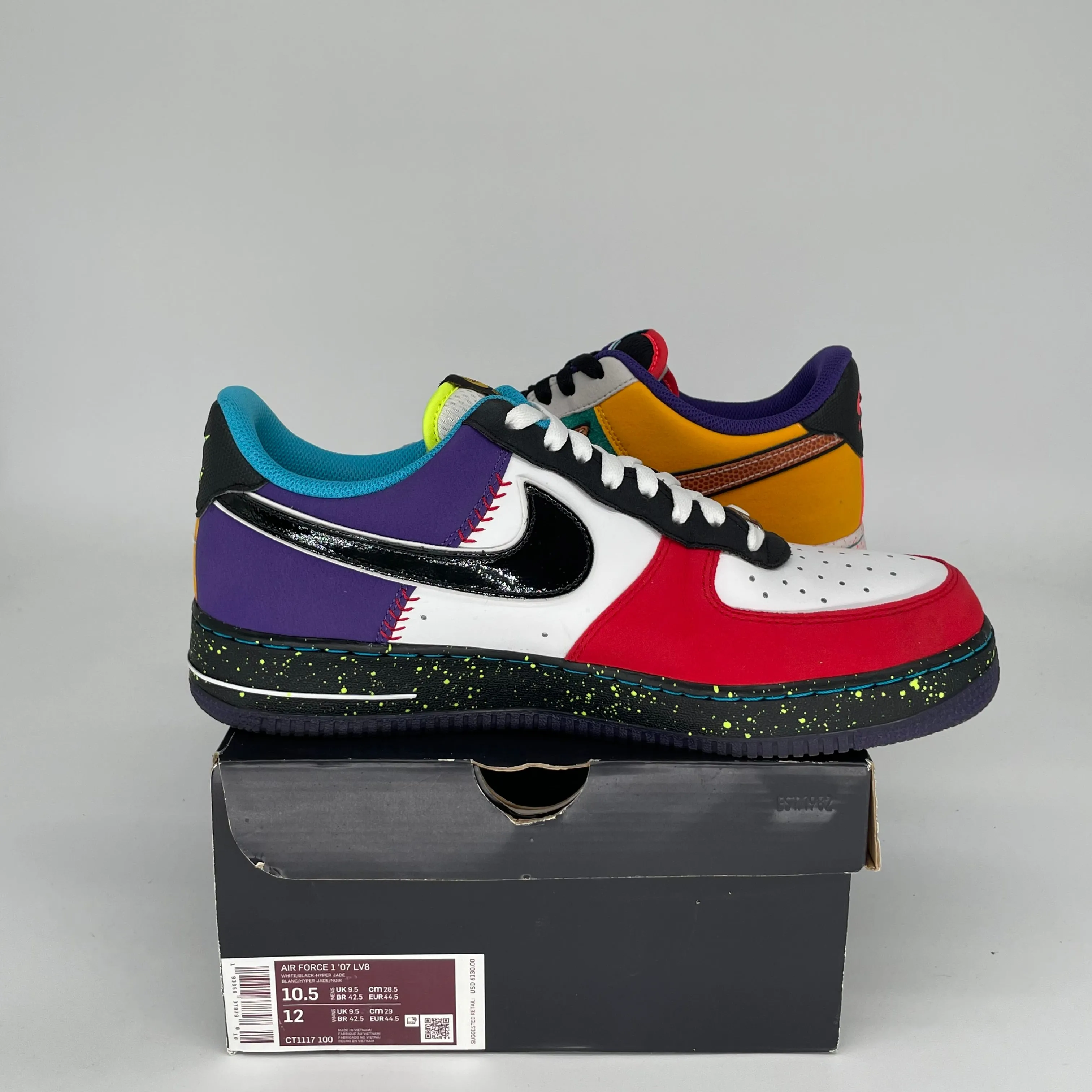 NIKE AIR FORCE 1 LOW WHAT THE LA GRÖßE 10.5 CT1117-100