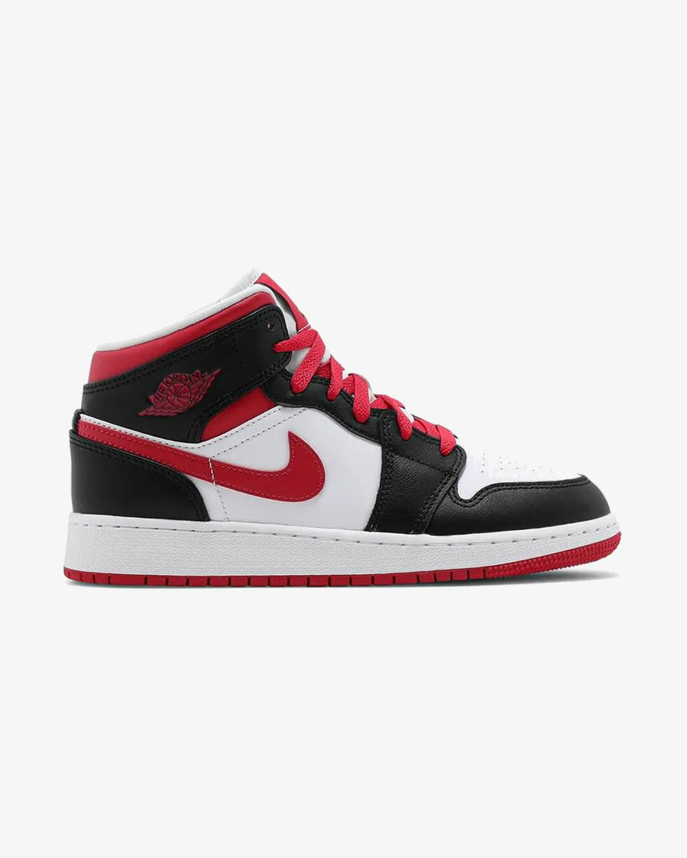 NIKE AIR JORDAN1 MID GS WEIß SEHR BEERE US5Y / US6.5W / EU37.5