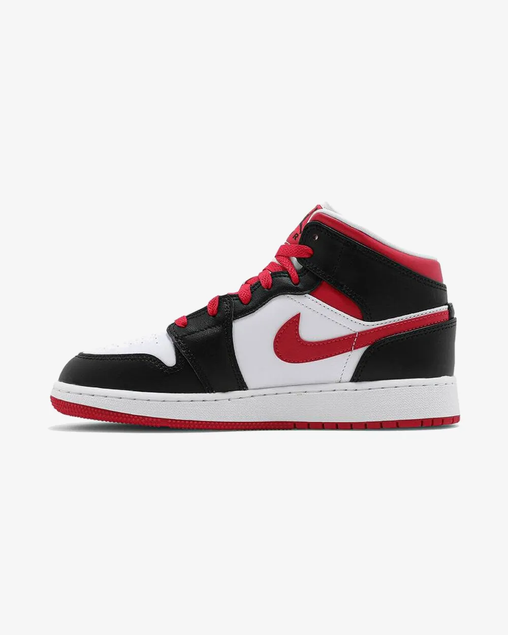 NIKE AIR JORDAN1 MID GS WEIß SEHR BEERE US5Y / US6.5W / EU37.5