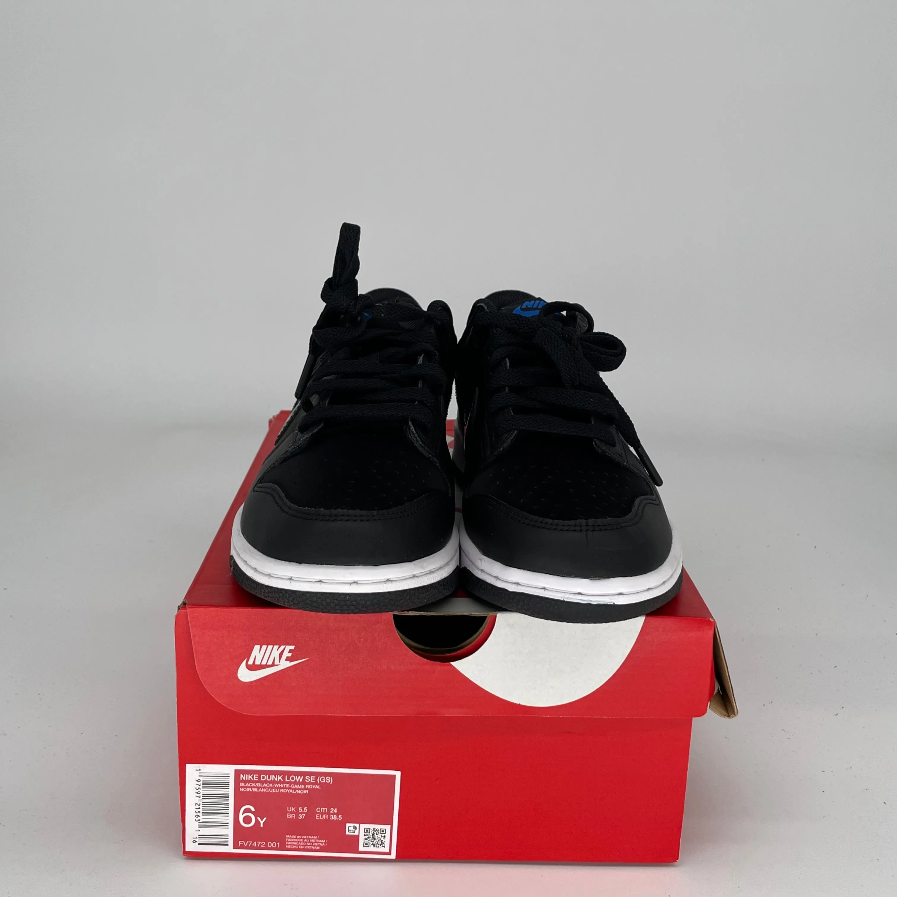 NIKE DUNK LOW SCHWARZ KROKODIL GRÖSSE 6Y FV7472-001
