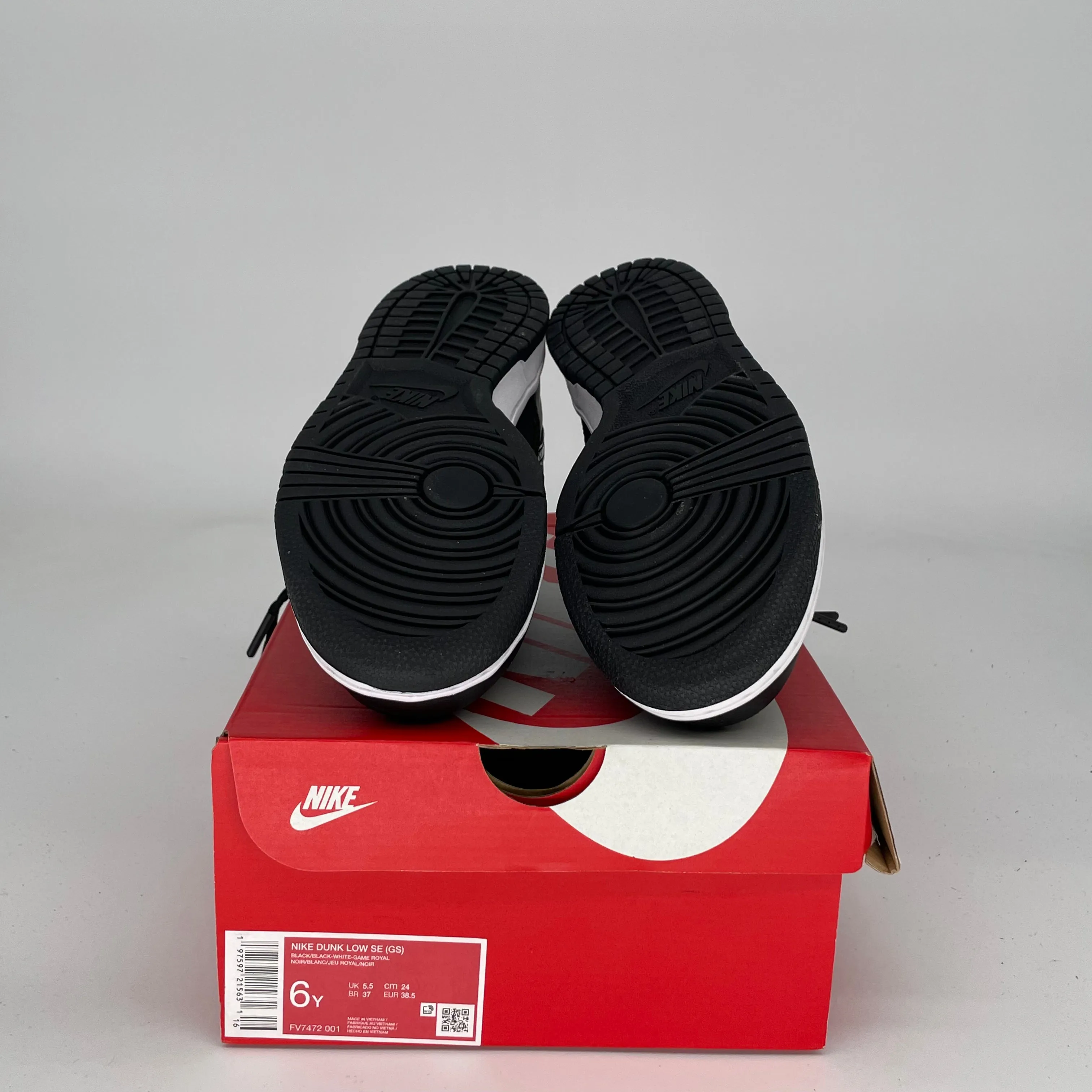 NIKE DUNK LOW SCHWARZ KROKODIL GRÖSSE 6Y FV7472-001