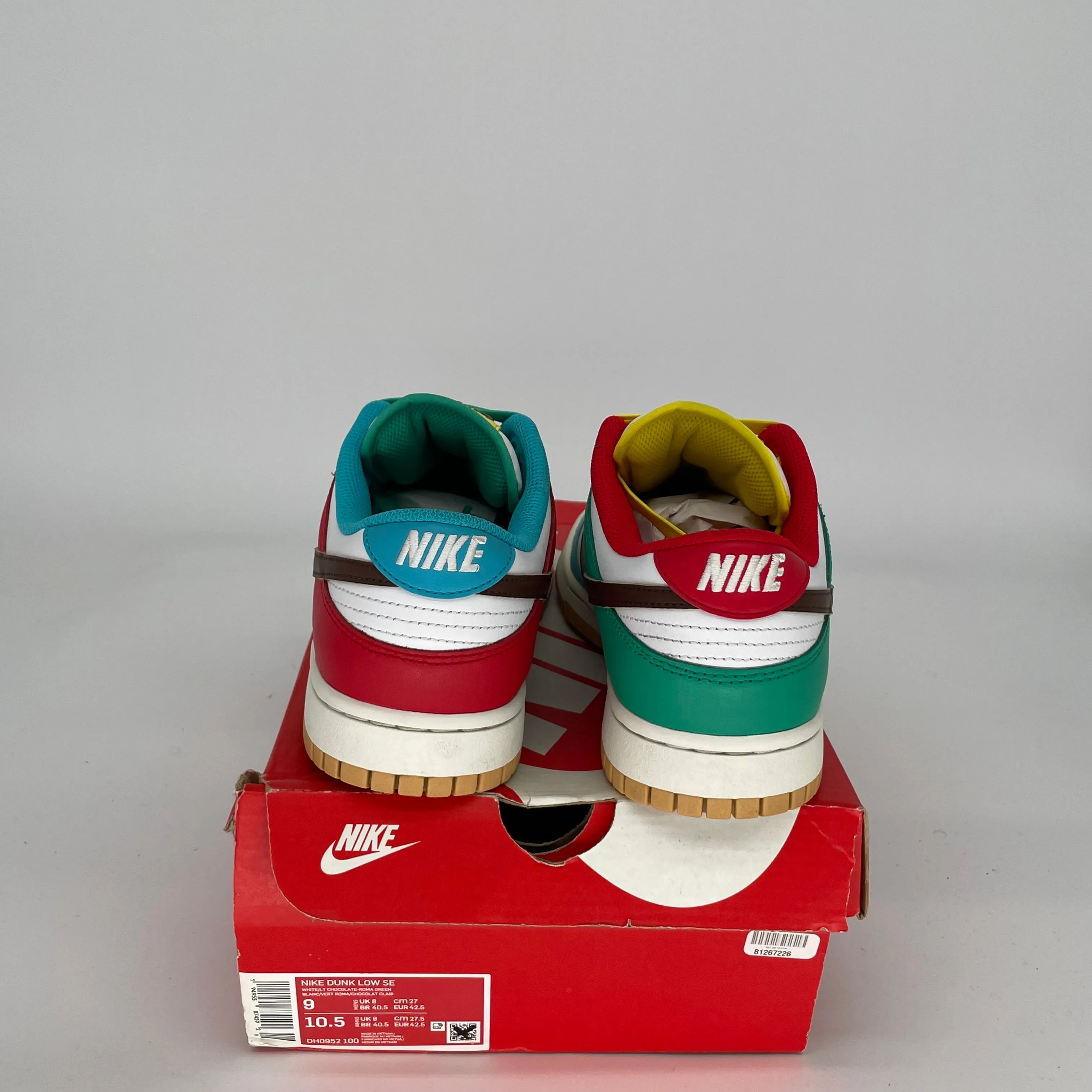 NIKE DUNK LOW FREE 99 WEIß GRÖßE 9 DH0952-100