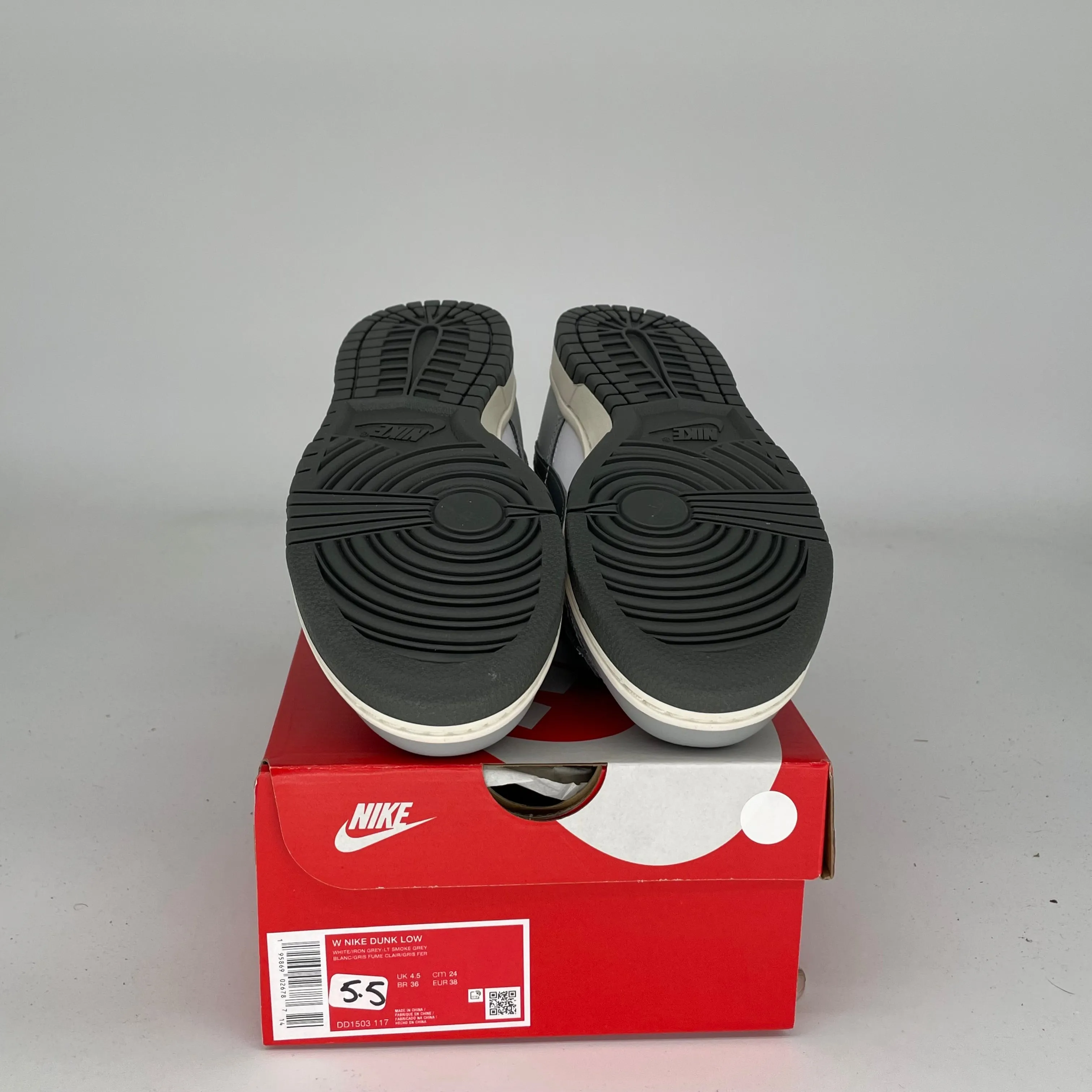 NIKE DUNK LOW LIGHT RAUCHGRAU W GRÖSSE 5.5/7W DD1503-117