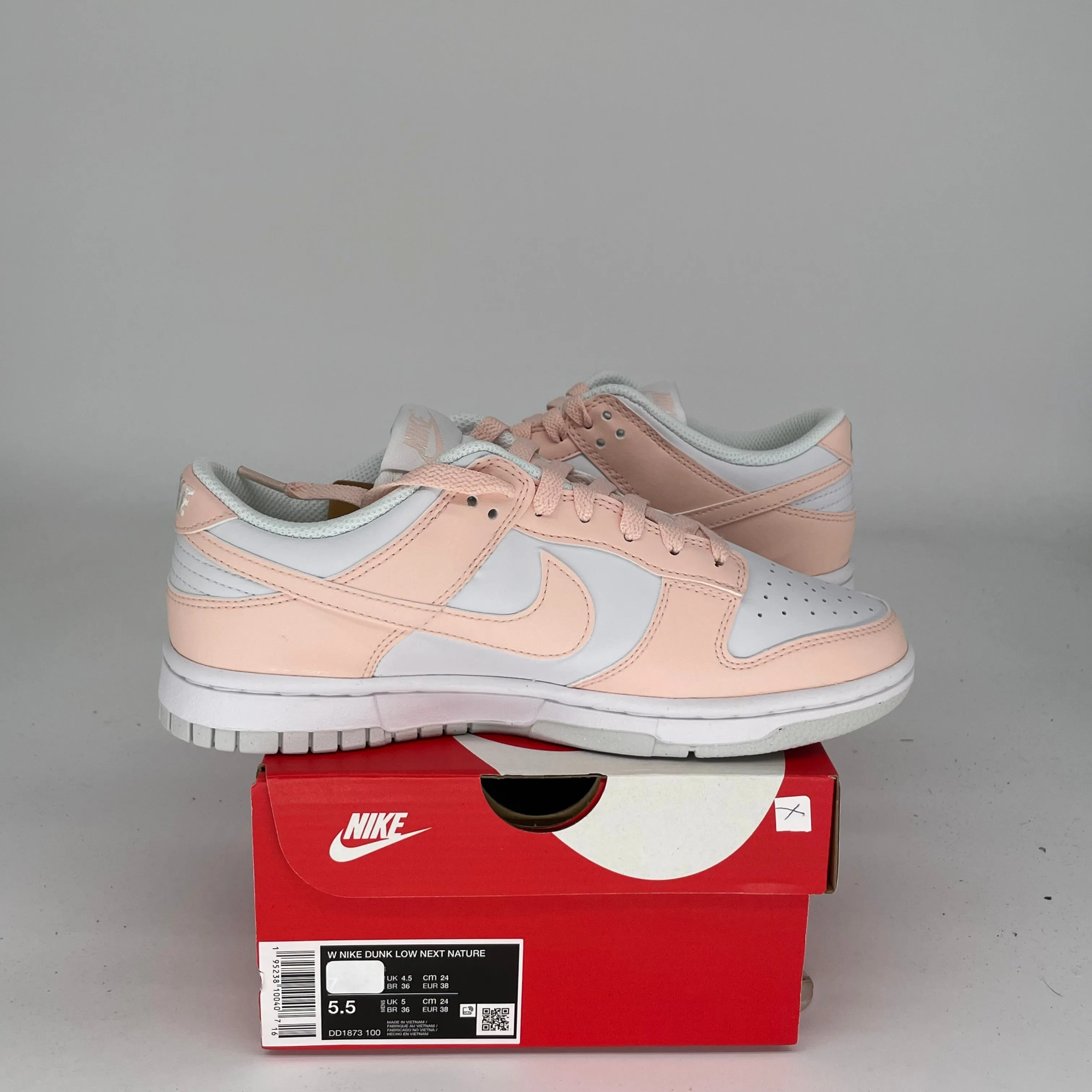 NIKE DUNK LOW NEXT NATURE PALE CORAL W GRÖSSE 5.5/7W DD1873-100