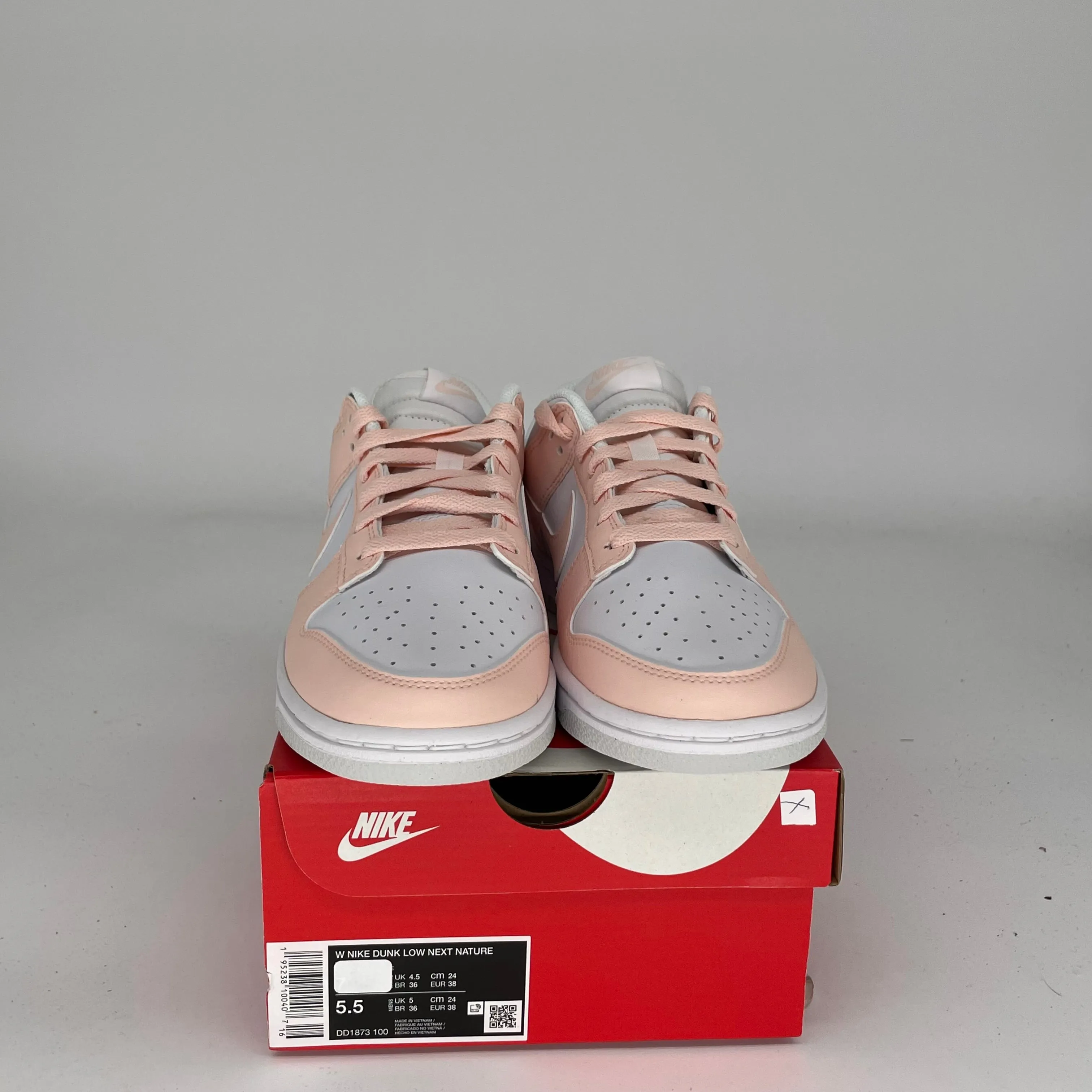 NIKE DUNK LOW NEXT NATURE PALE CORAL W GRÖSSE 5.5/7W DD1873-100