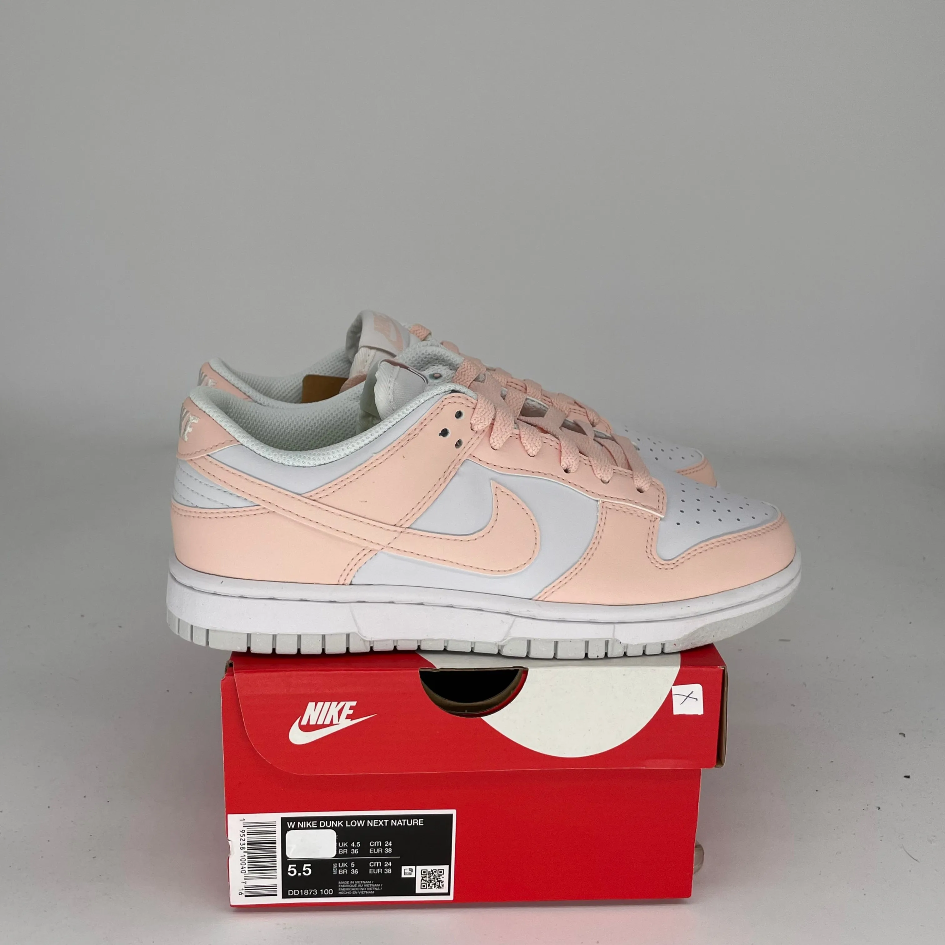 NIKE DUNK LOW NEXT NATURE PALE CORAL W GRÖSSE 5.5/7W DD1873-100