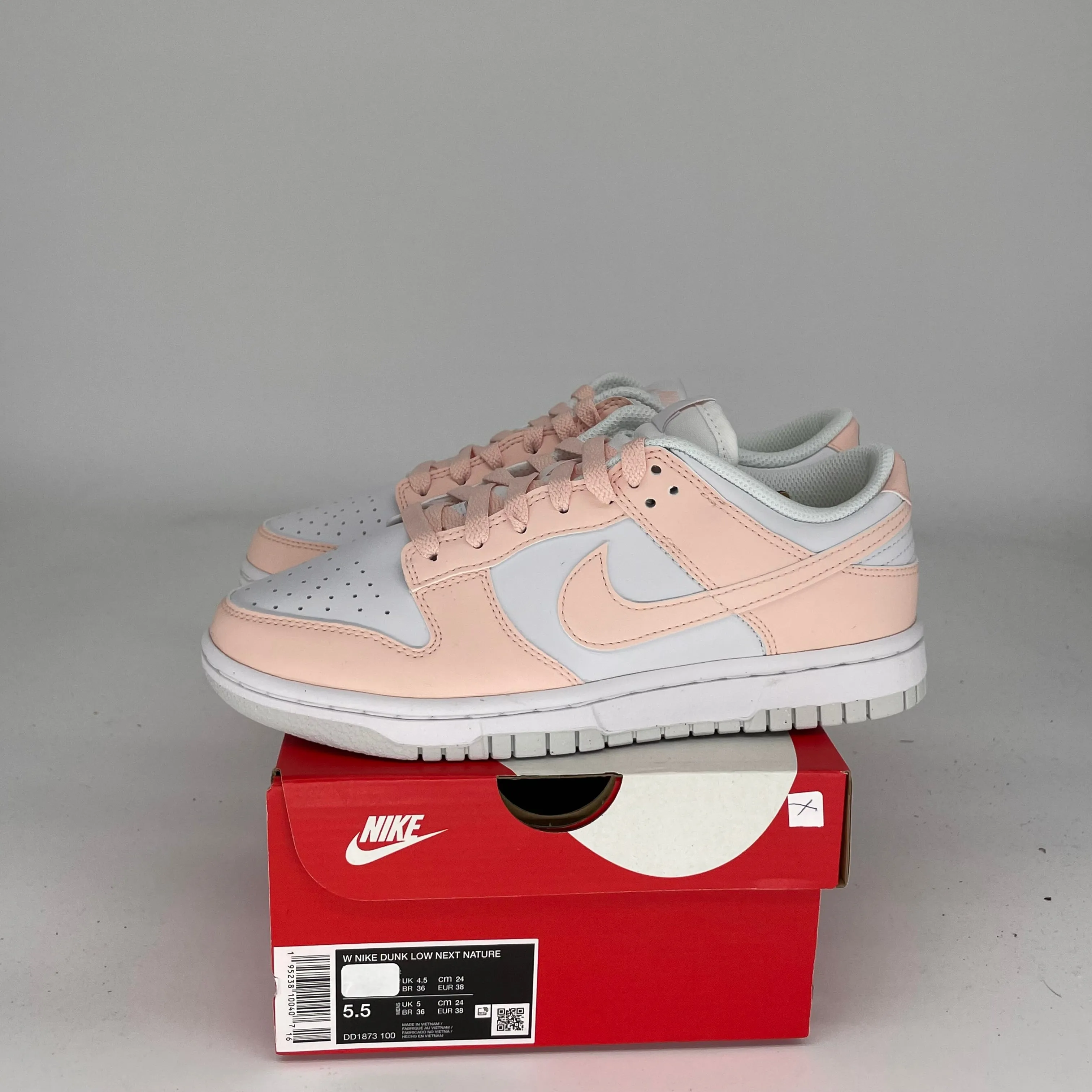 NIKE DUNK LOW NEXT NATURE PALE CORAL W GRÖSSE 5.5/7W DD1873-100