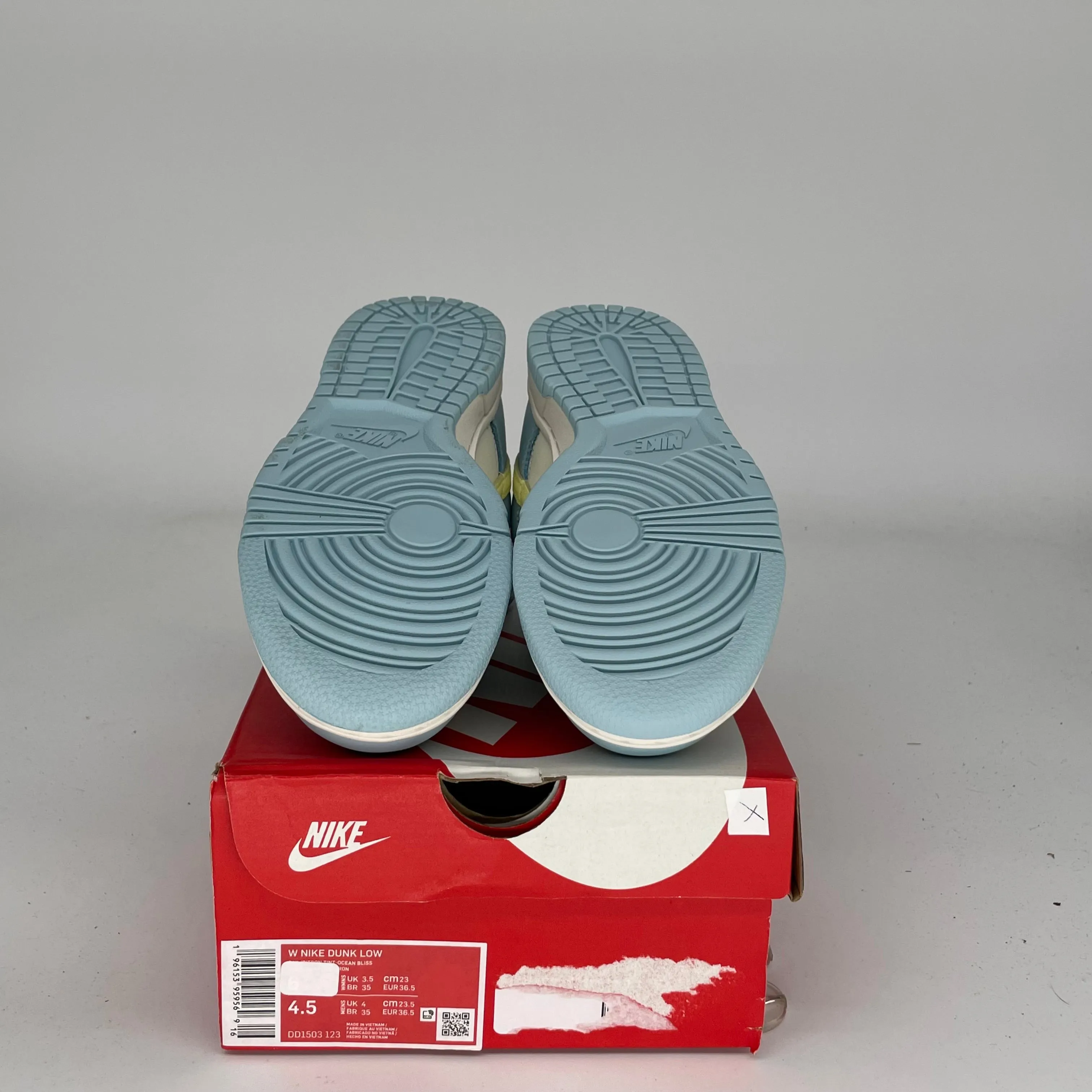 NIKE DUNK LOW OCEAN BLISS CITRON TINT W GRÖSSE 4.5/6W DD1503-123