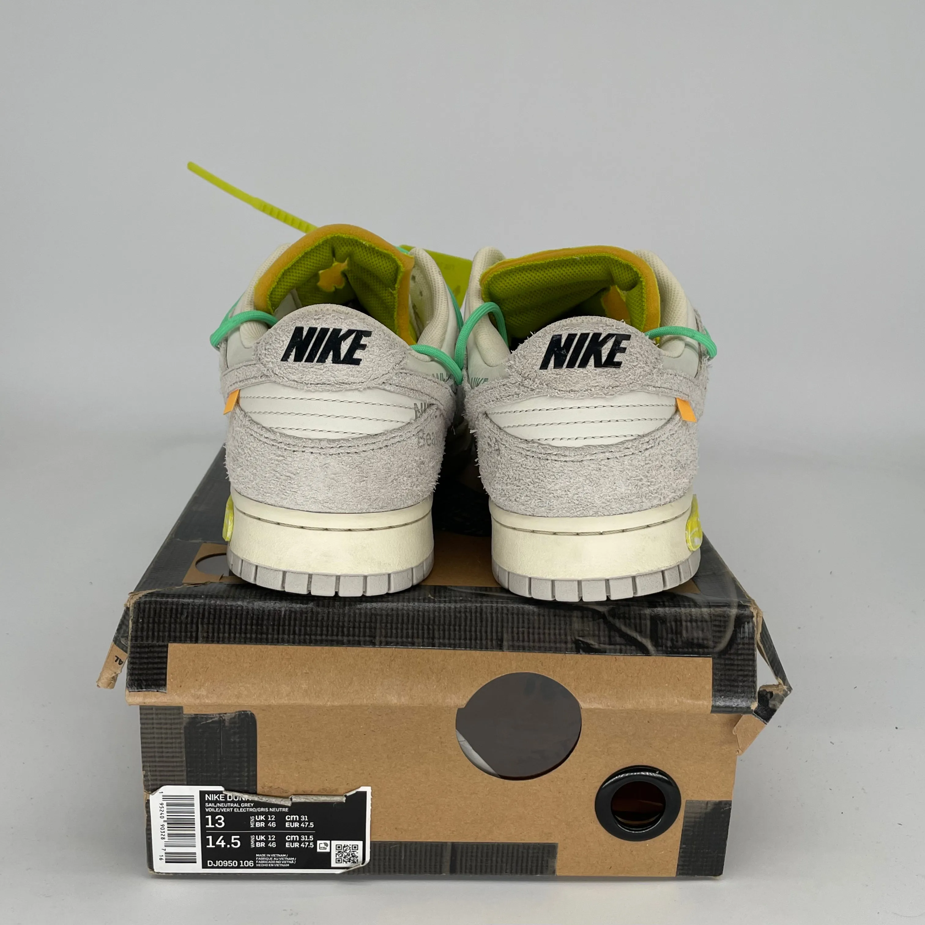NIKE DUNK LOW OFF-WHITE LOS 14 GRÖSSE 13 DJ0950-106
