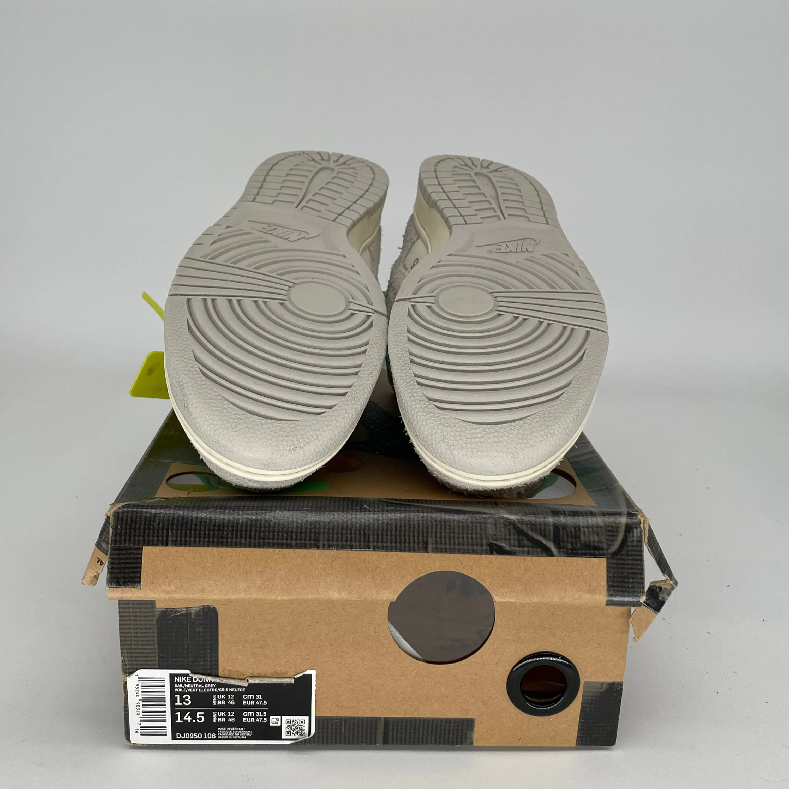 NIKE DUNK LOW OFF-WHITE LOS 14 GRÖSSE 13 DJ0950-106