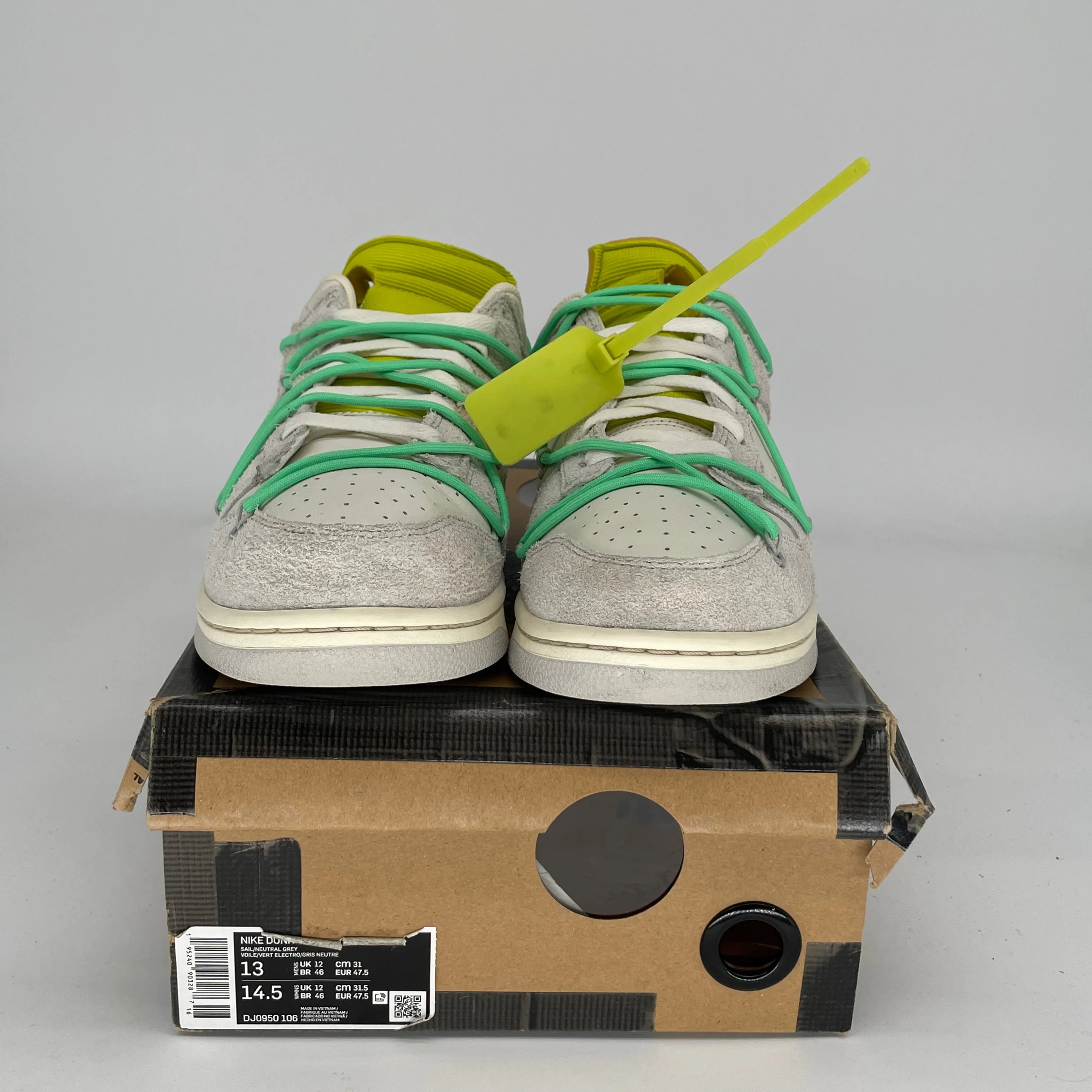 NIKE DUNK LOW OFF-WHITE LOS 14 GRÖSSE 13 DJ0950-106