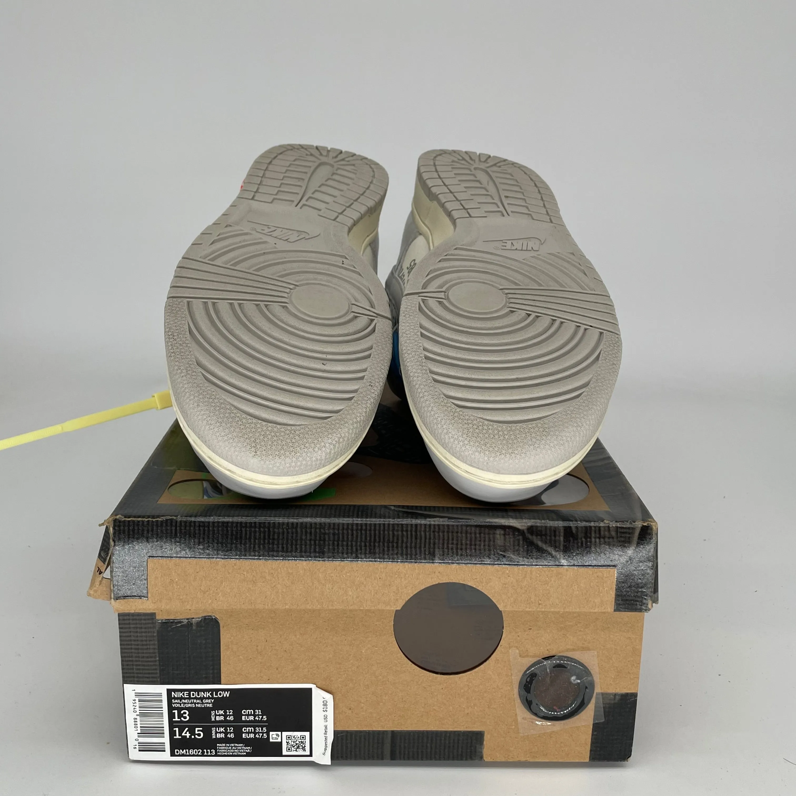 NIKE DUNK LOW OFF-WHITE LOS 5 GRÖSSE 13 DM1602-113