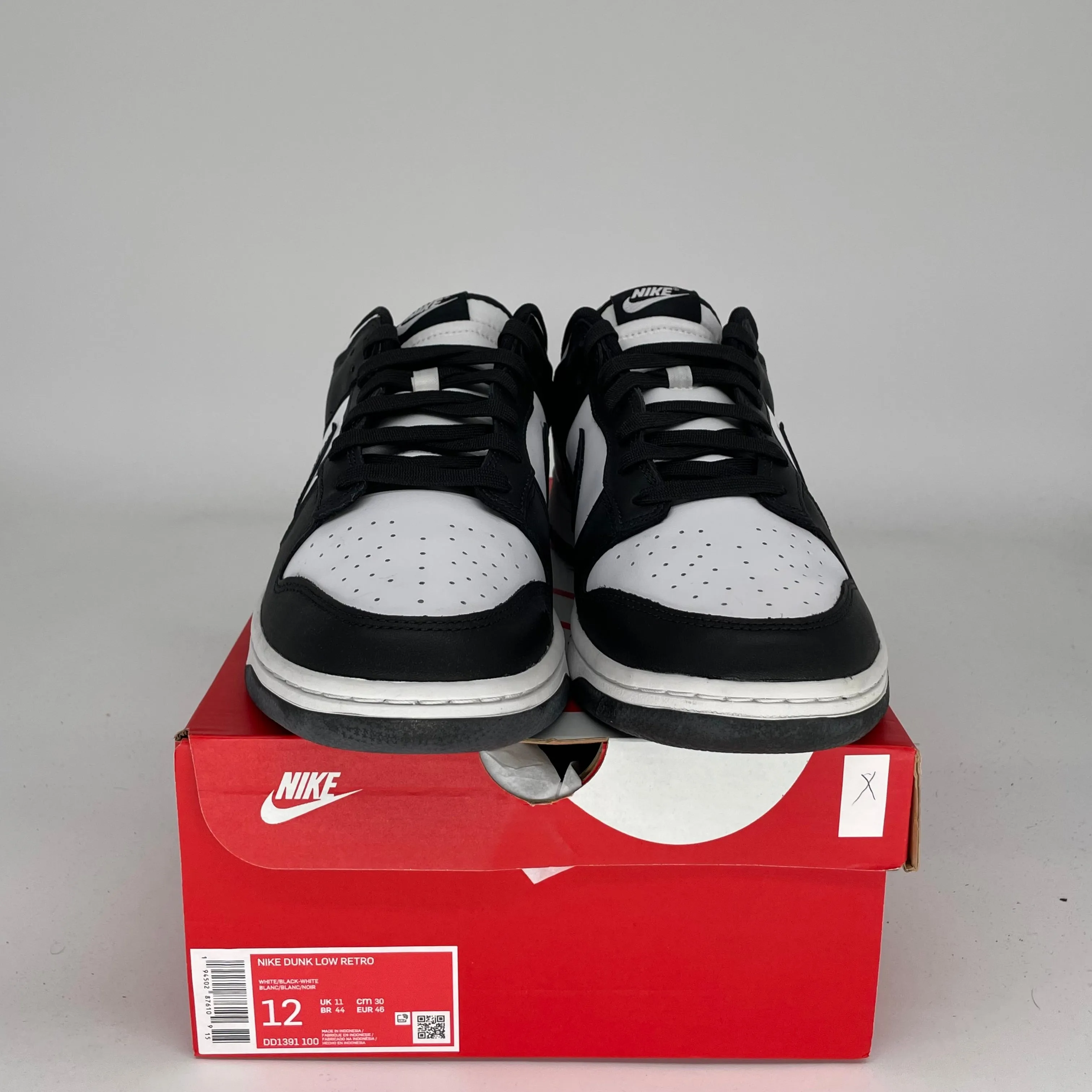 NIKE DUNK LOW PANDA GRÖSSE 12 DD1391-100