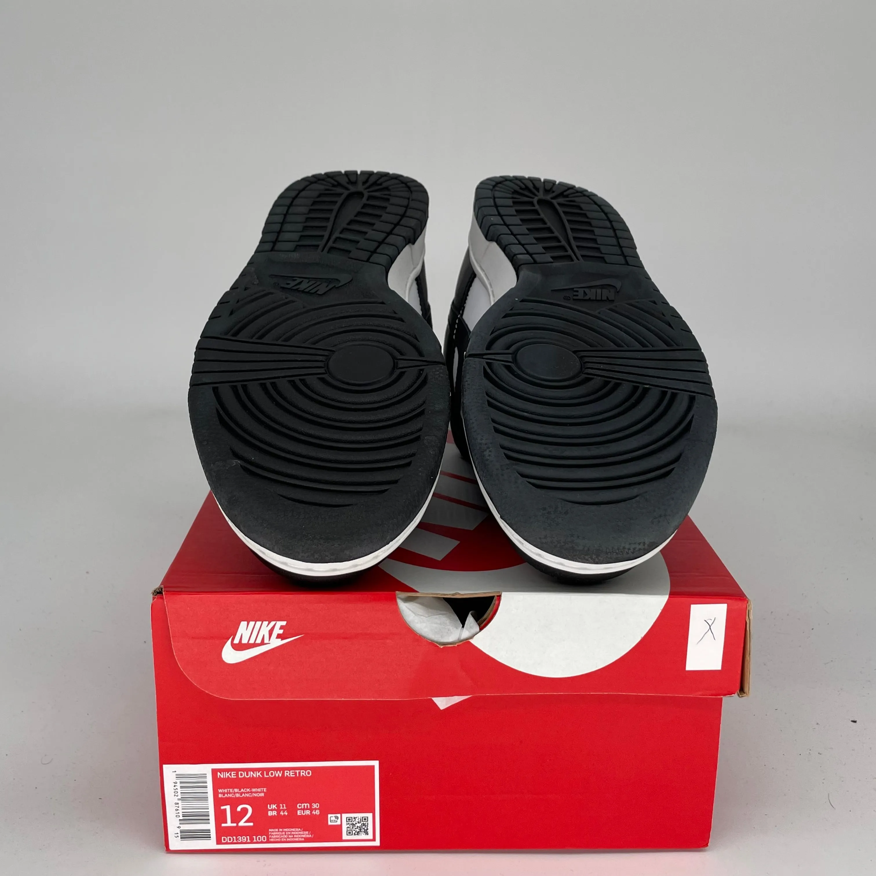 NIKE DUNK LOW PANDA GRÖSSE 12 DD1391-100