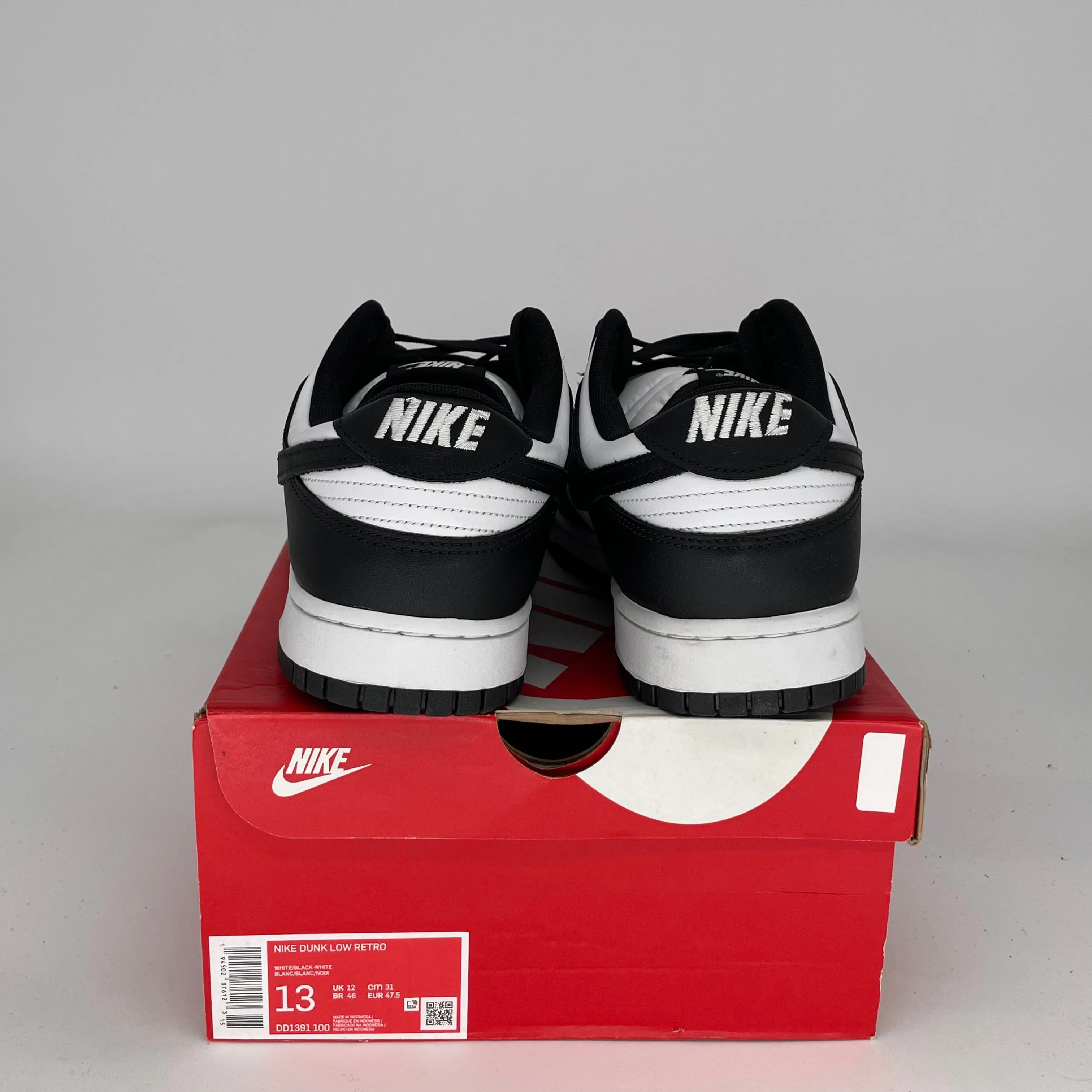 NIKE DUNK LOW PANDA GRÖSSE 13 DD1391-100