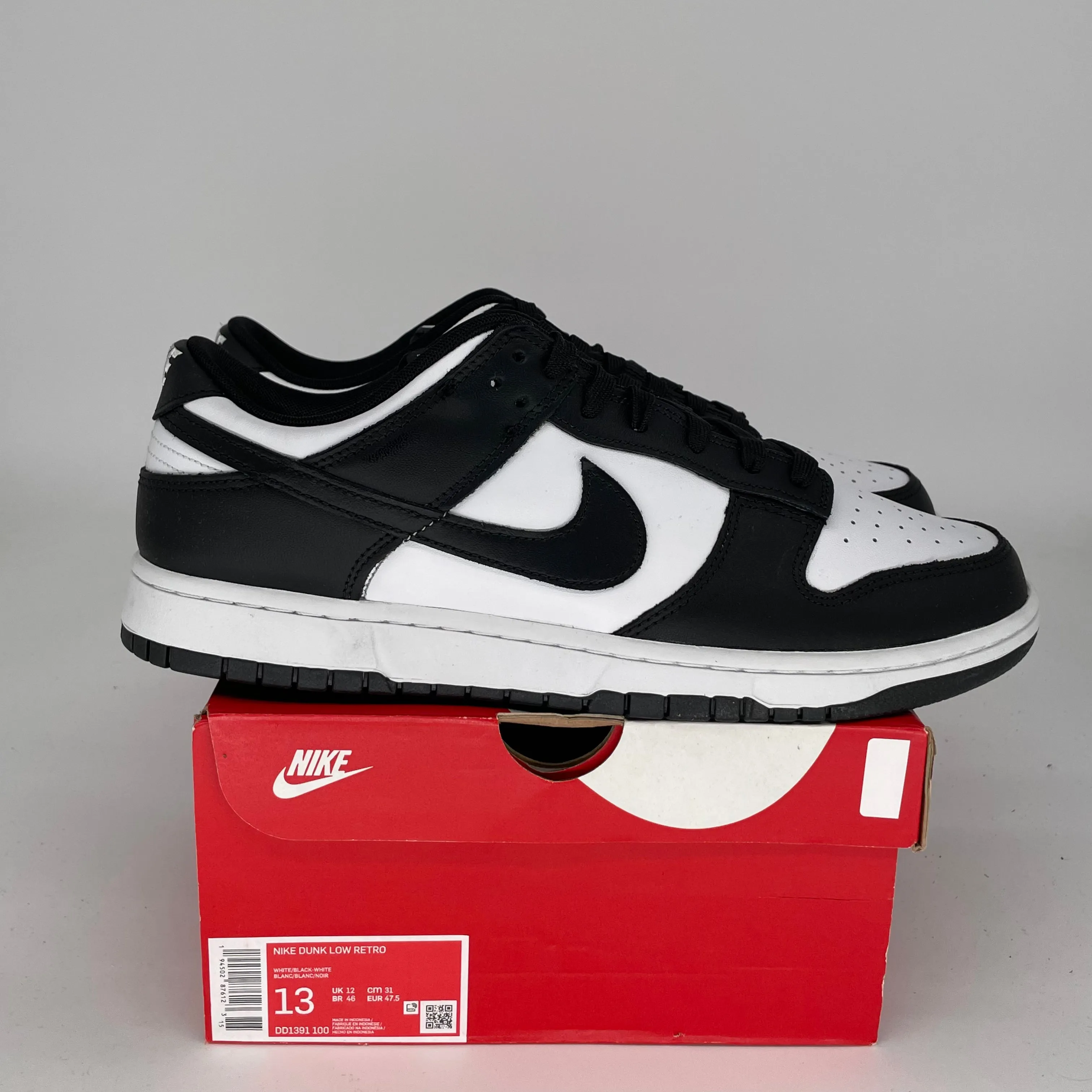 NIKE DUNK LOW PANDA GRÖSSE 13 DD1391-100