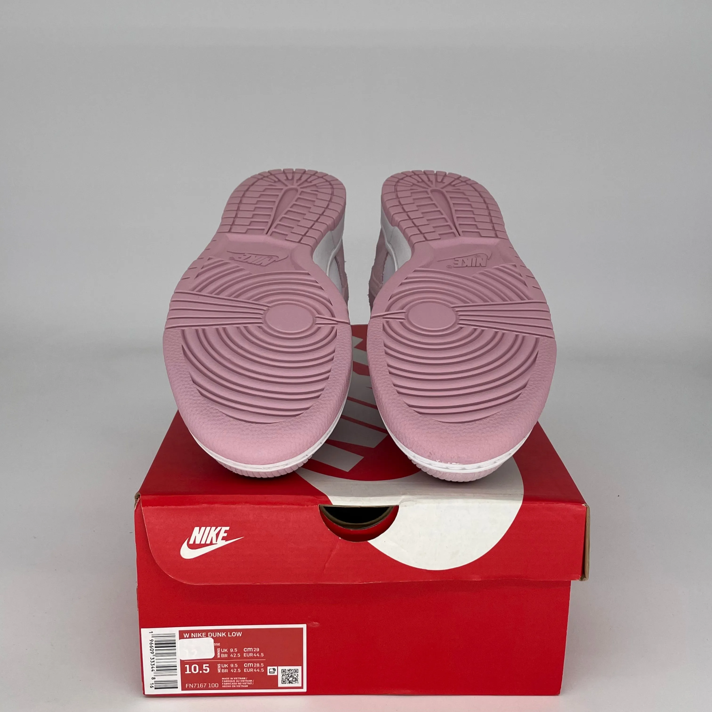 NIKE DUNK LOW ROSA CORD HERBST DAMEN GRÖSSE 10,5/12W FN7167-100