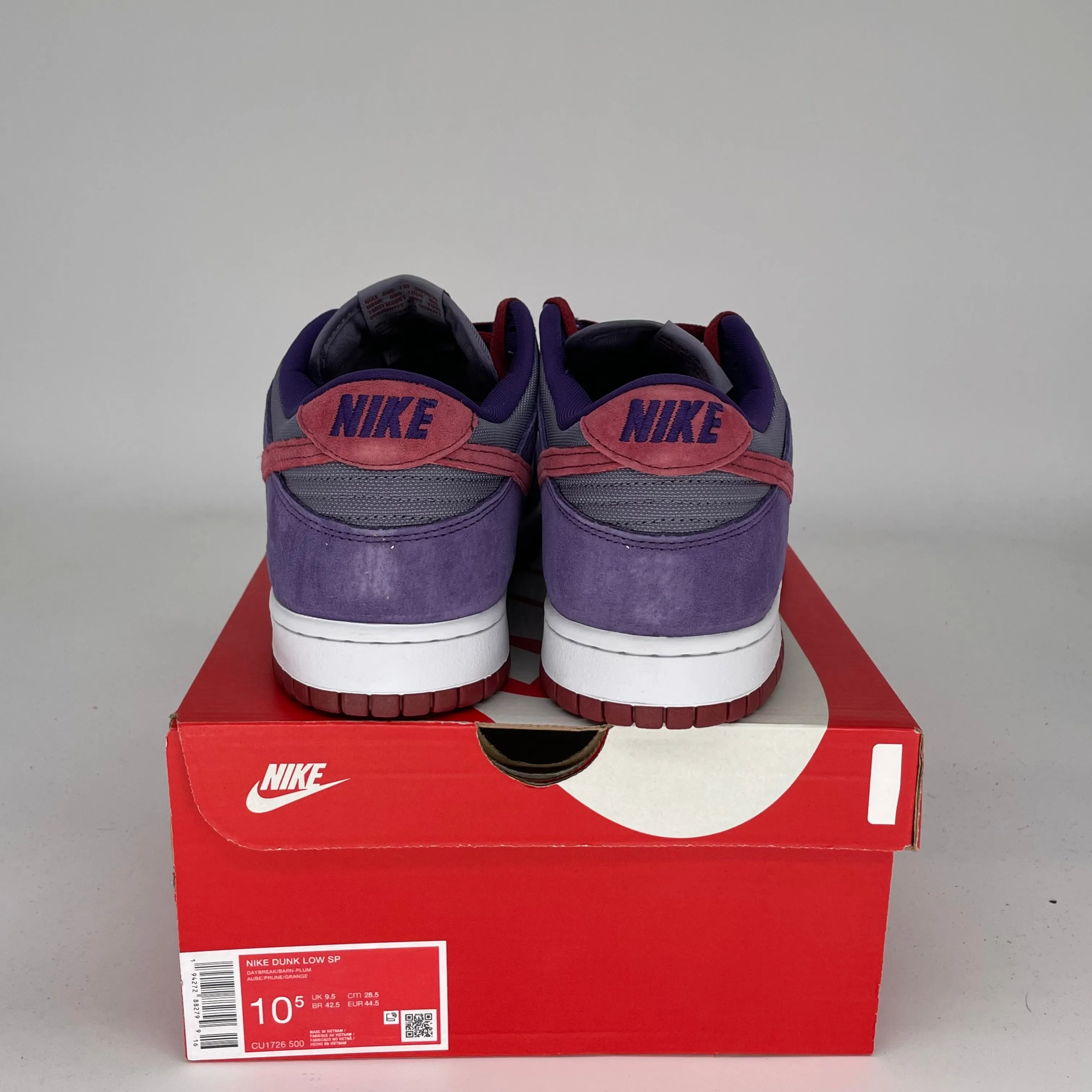 NIKE DUNK LOW PLUM GRÖßE 10.5 CU1726-500