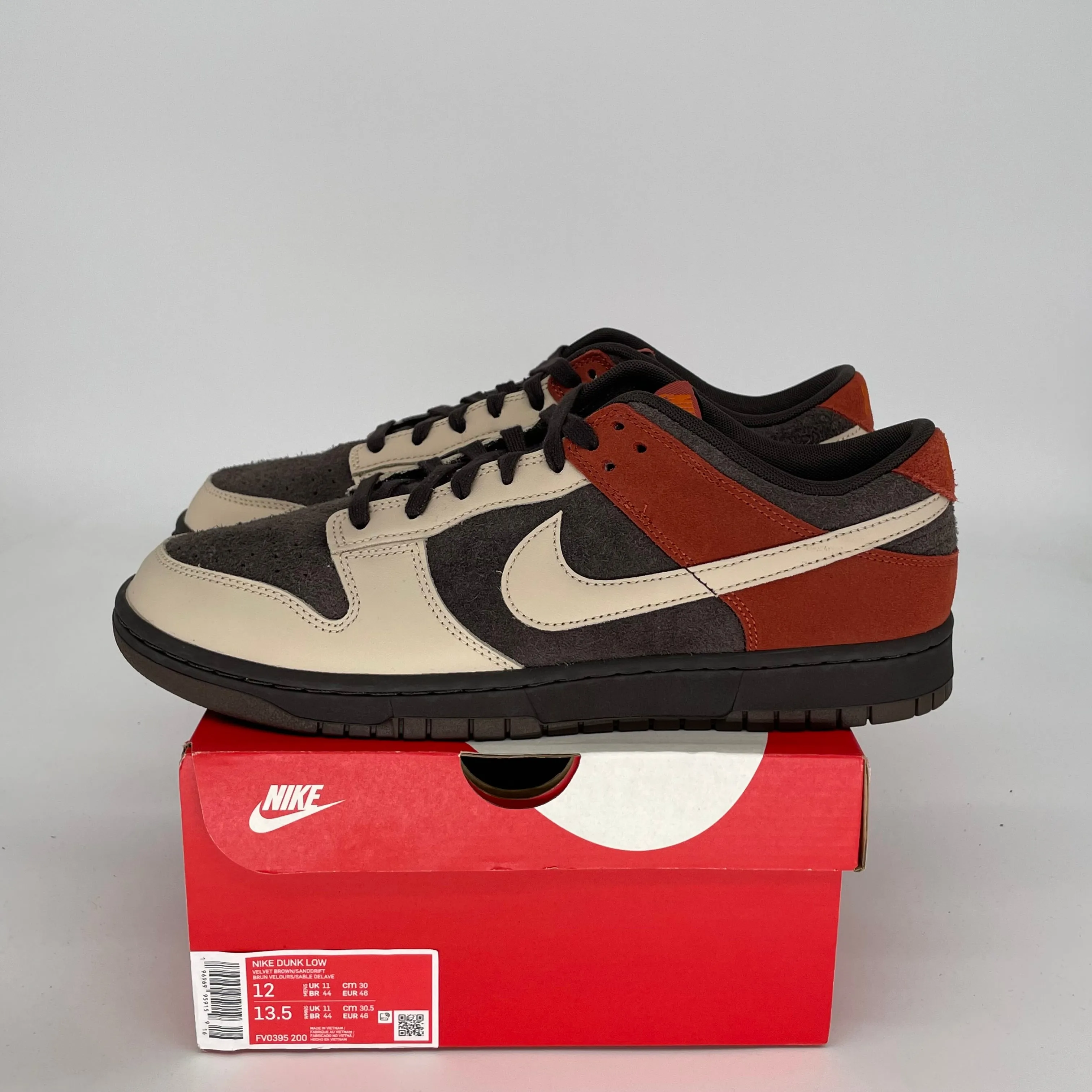 NIKE DUNK LOW ROTER PANDA GRÖSSE 12 FV0395-200