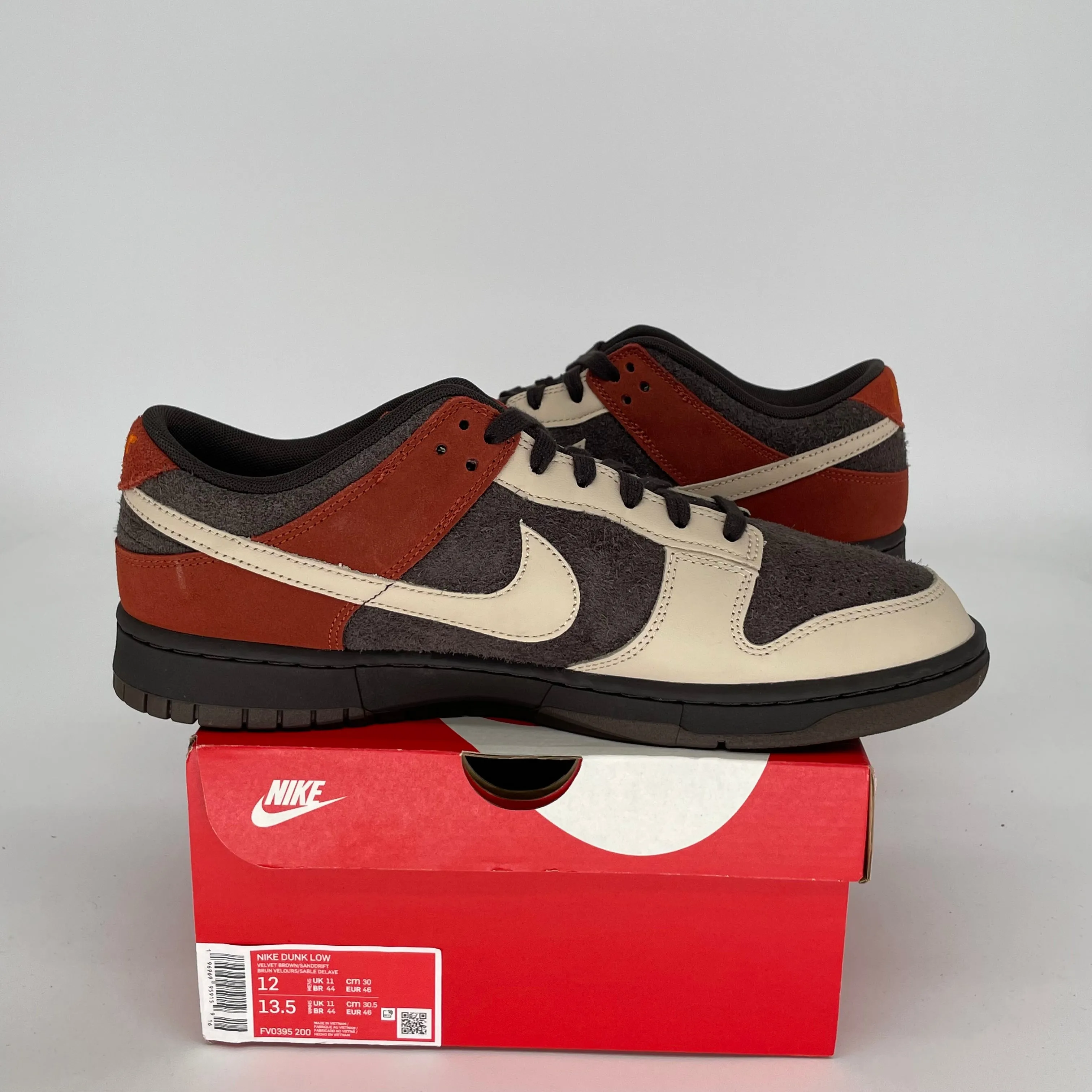 NIKE DUNK LOW ROTER PANDA GRÖSSE 12 FV0395-200
