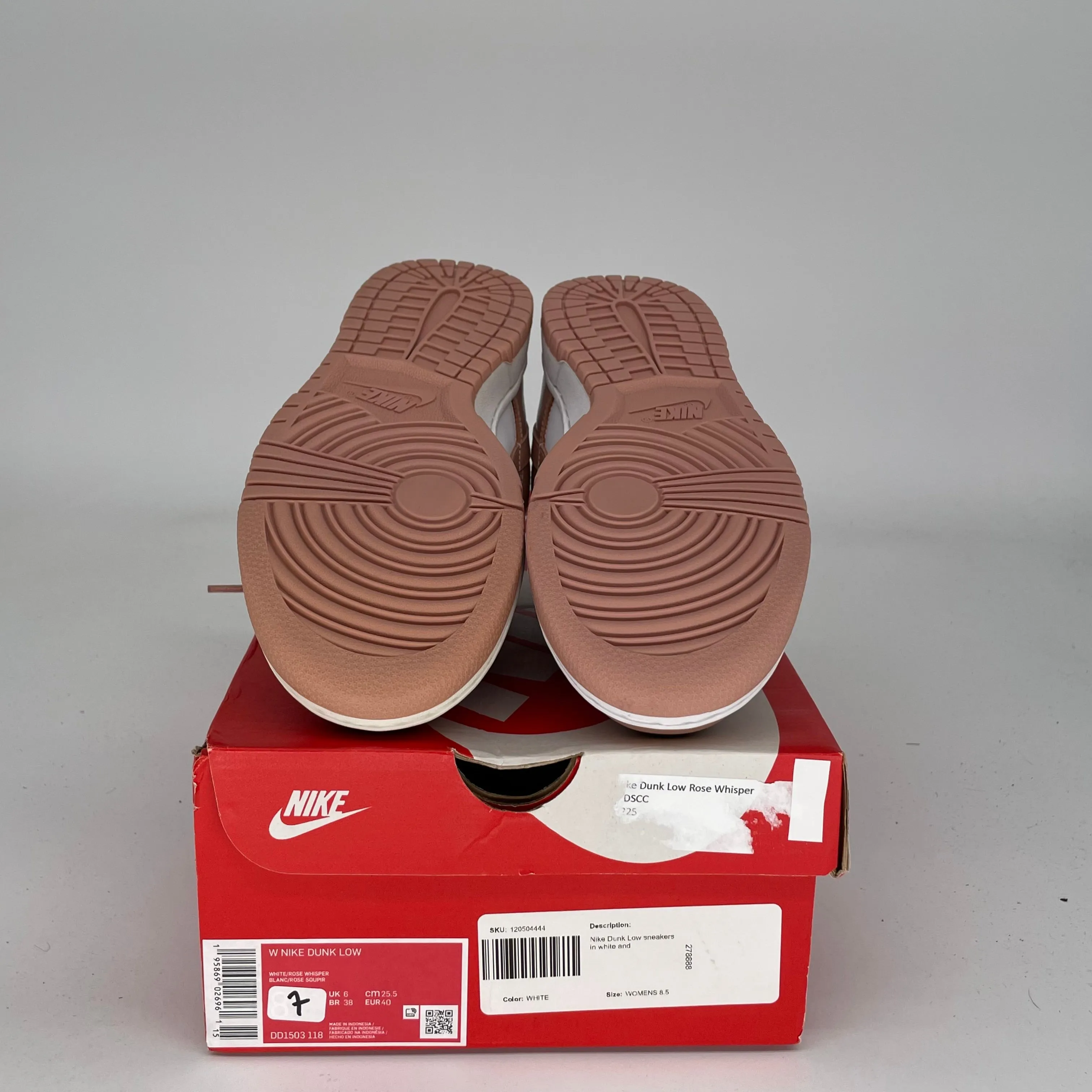 NIKE DUNK LOW ROSA FLÜSTERN W GRÖSSE 7/8.5W DD1503-118
