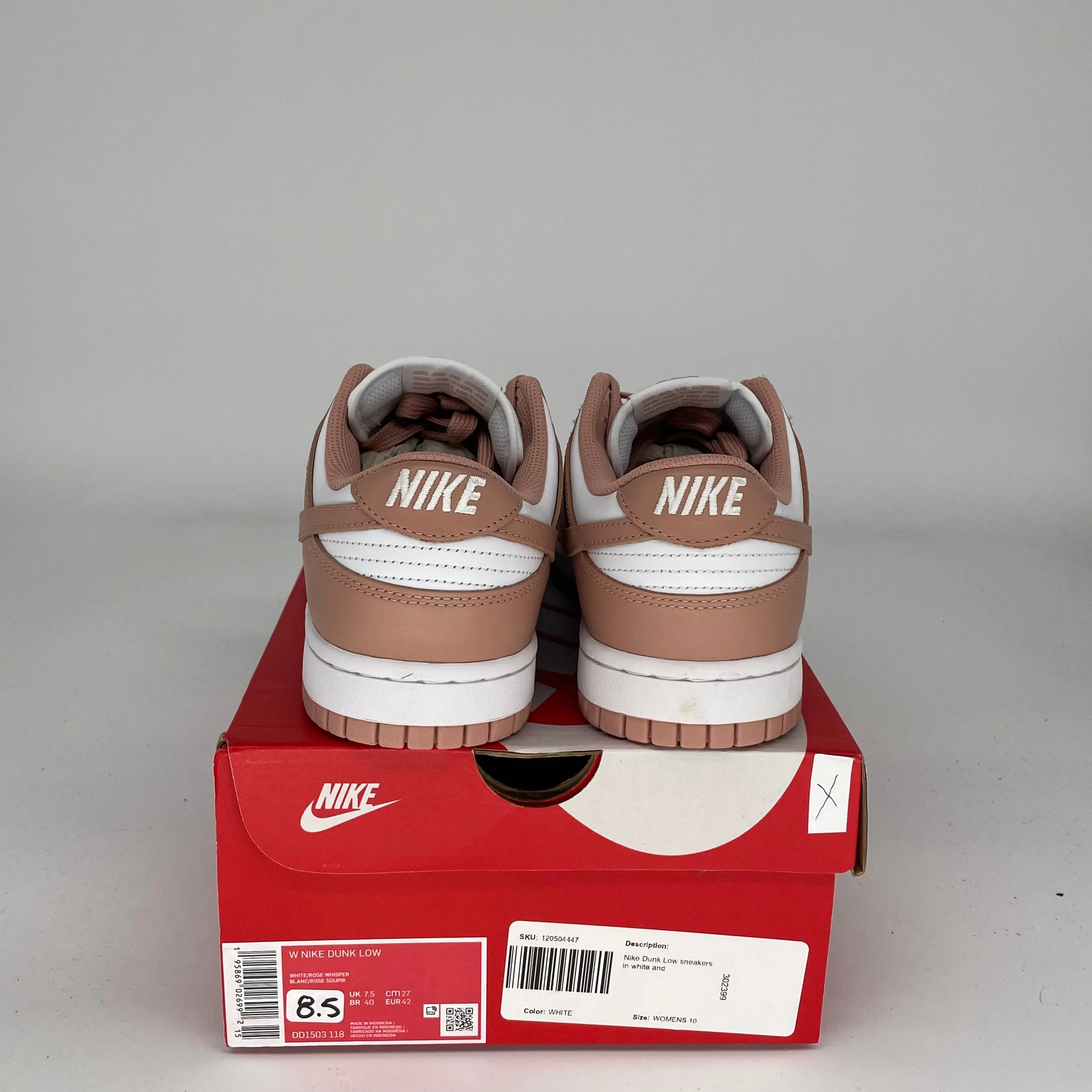 NIKE DUNK LOW ROSÉFLÜSTERN W GRÖßE 8.5/10W DD1503-118