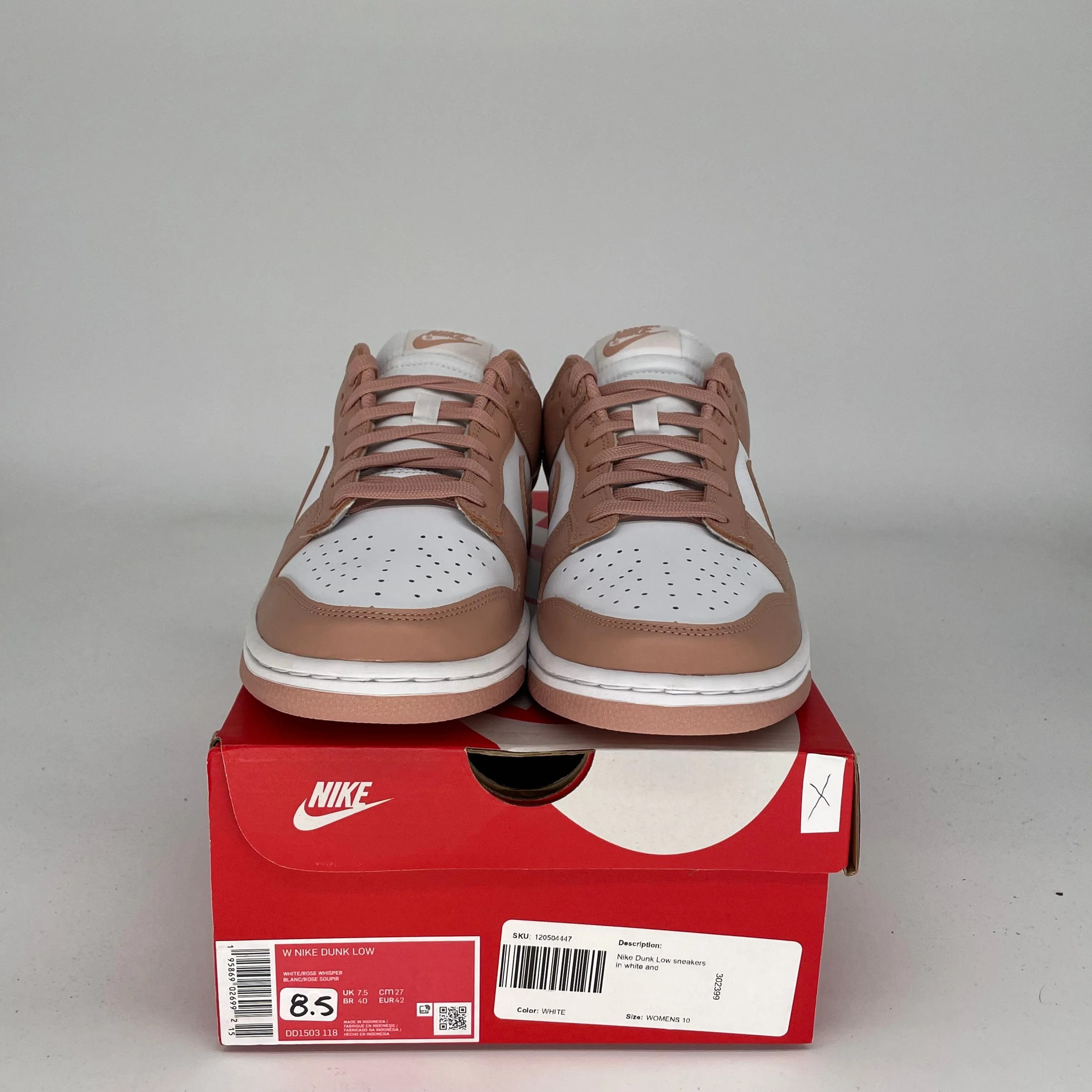 NIKE DUNK LOW ROSÉFLÜSTERN W GRÖßE 8.5/10W DD1503-118