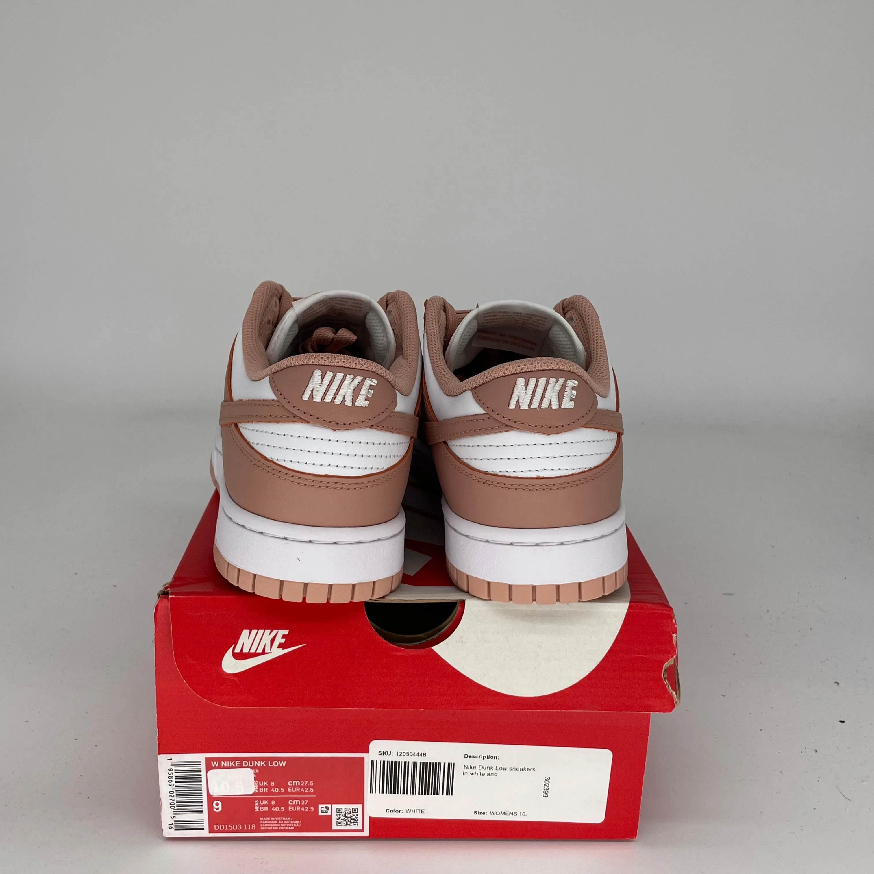 NIKE DUNK LOW ROSÉFLÜSTERN W GRÖSSE 9/10.5W DD1503-118