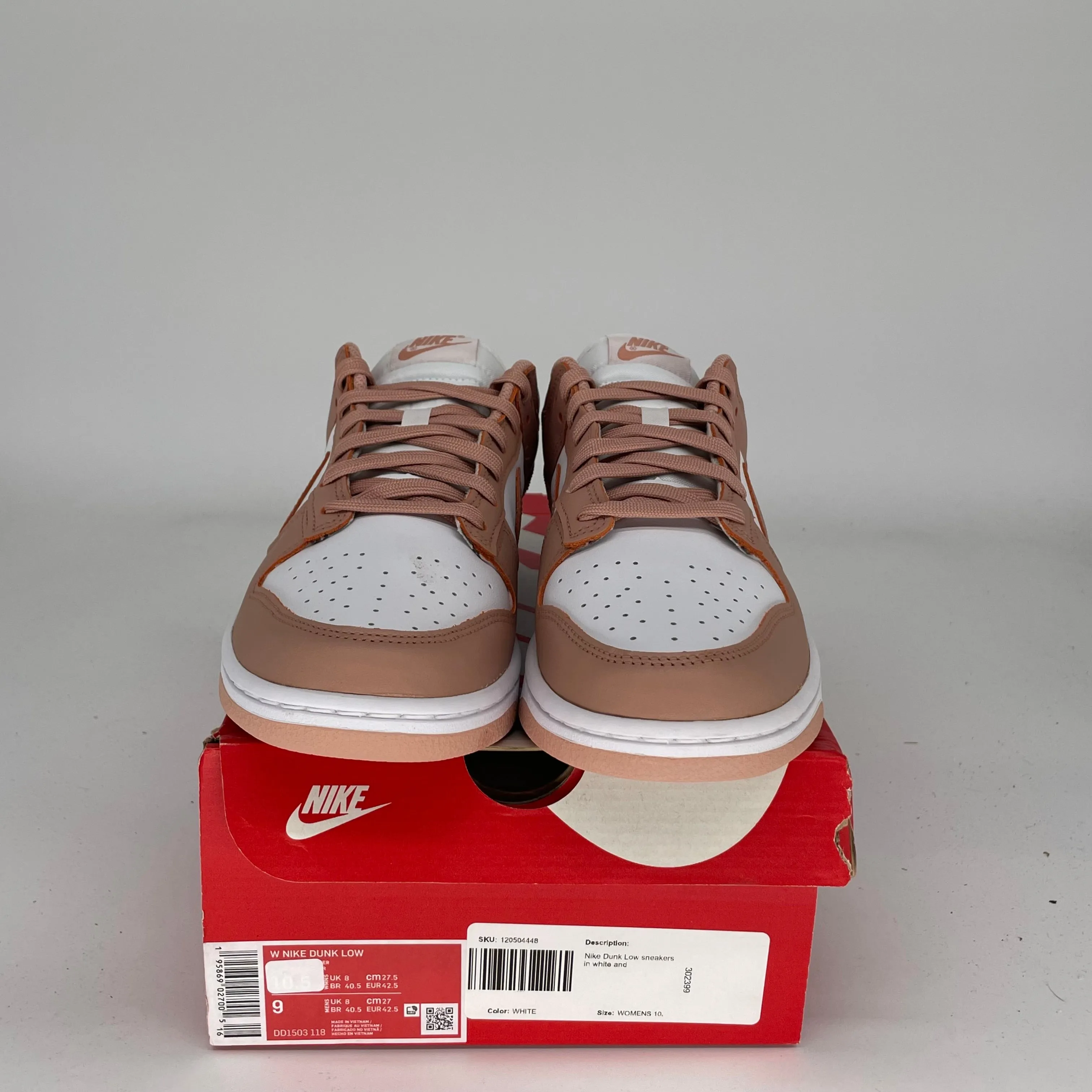 NIKE DUNK LOW ROSÉFLÜSTERN W GRÖSSE 9/10.5W DD1503-118