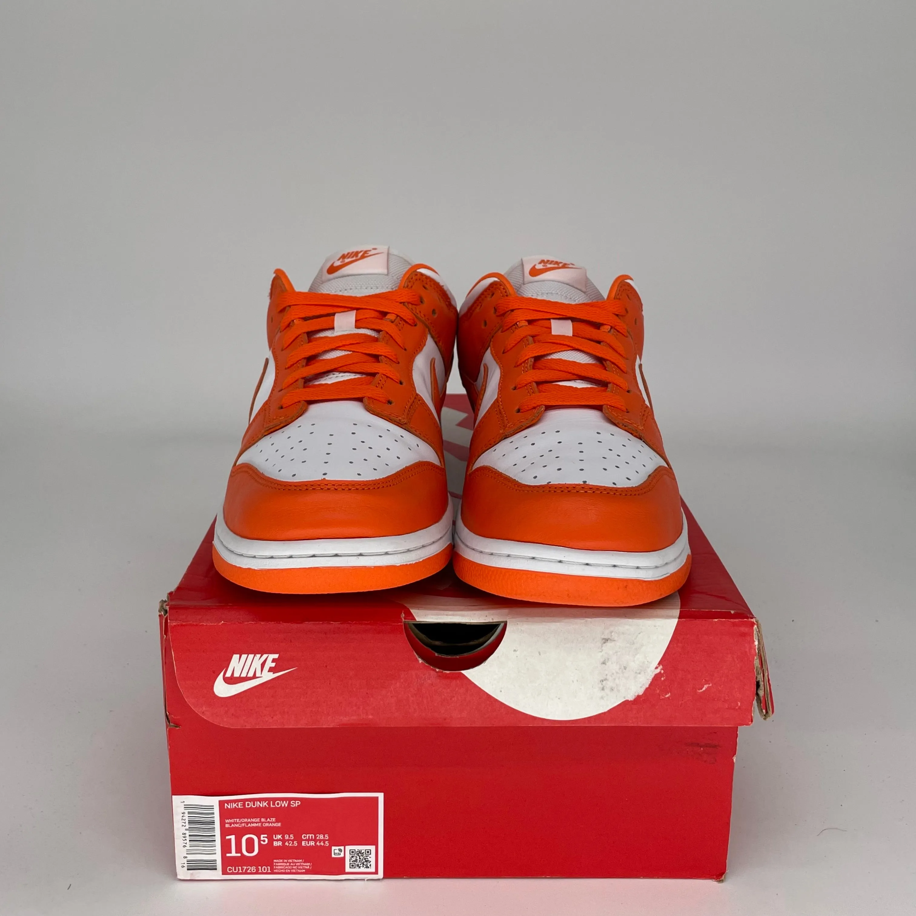 NIKE DUNK LOW SYRACUSE GRÖßE 10.5 CU1726-101
