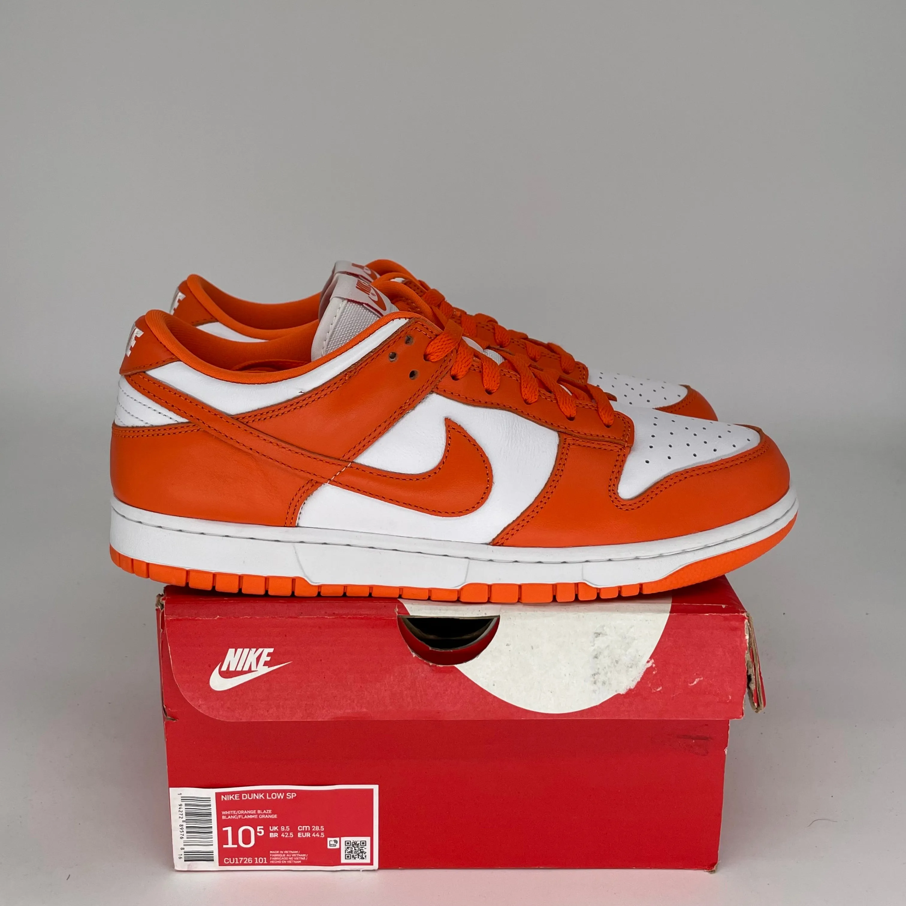 NIKE DUNK LOW SYRACUSE GRÖßE 10.5 CU1726-101