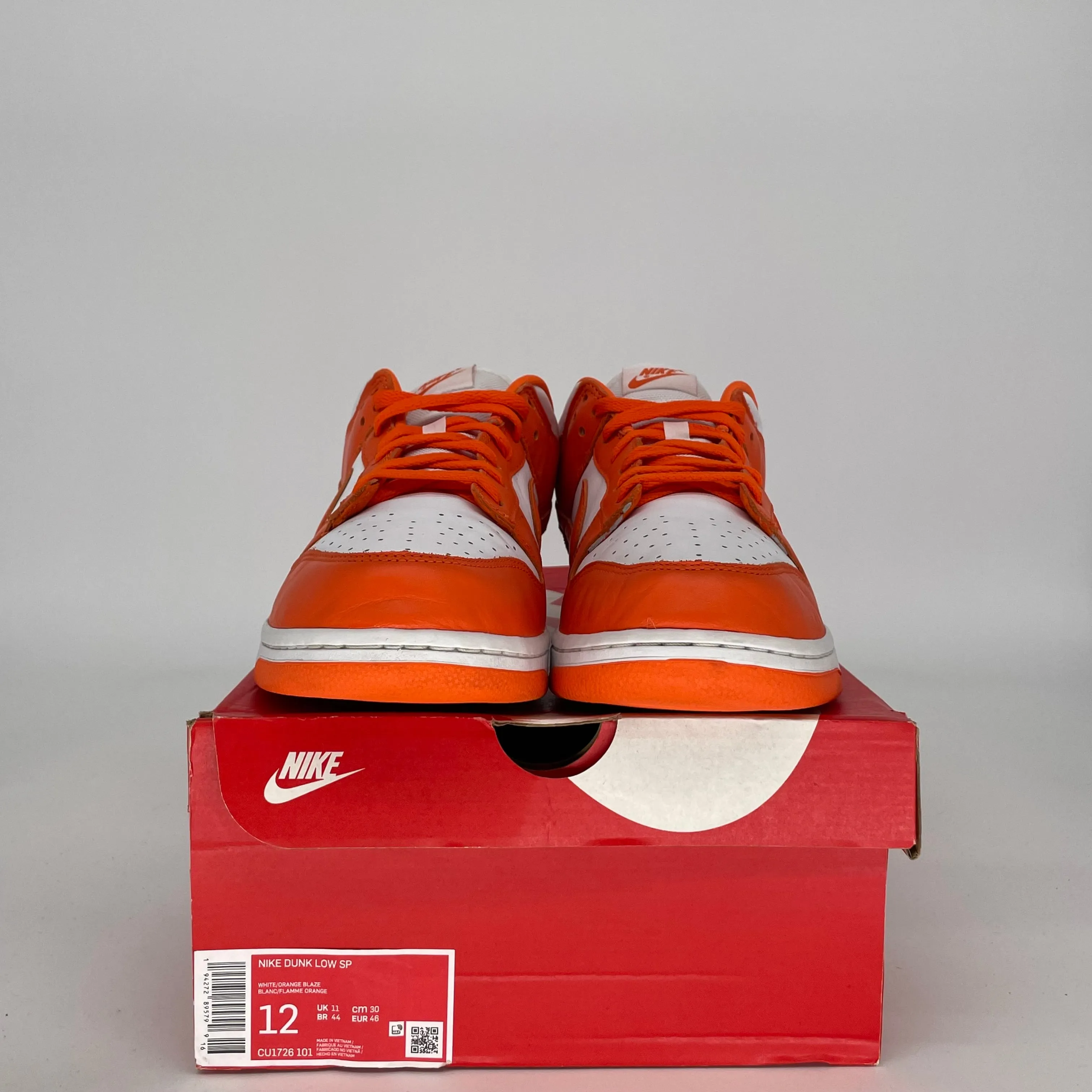 NIKE DUNK LOW SYRACUSE GRÖSSE 12 CU1726-101