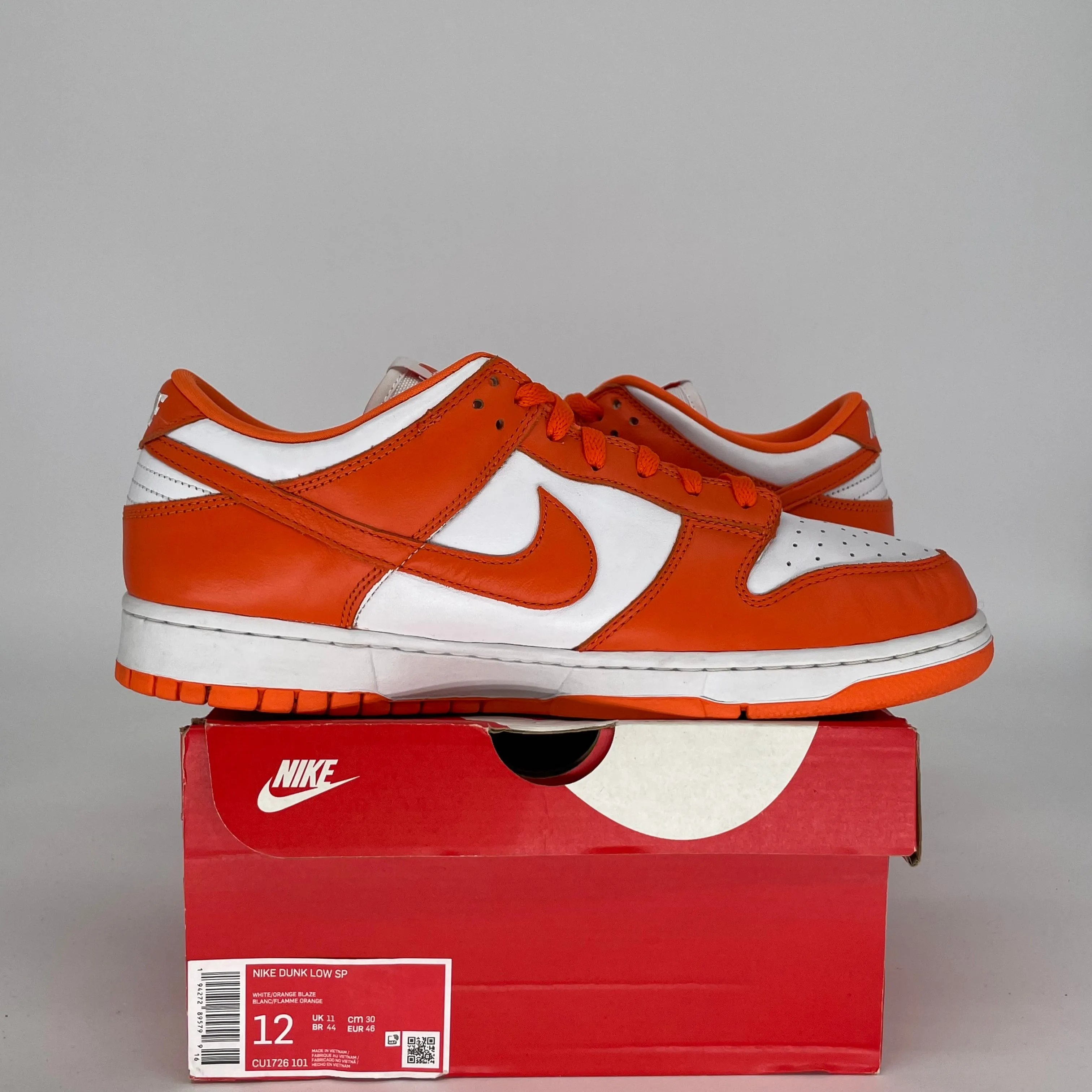 NIKE DUNK LOW SYRACUSE GRÖSSE 12 CU1726-101