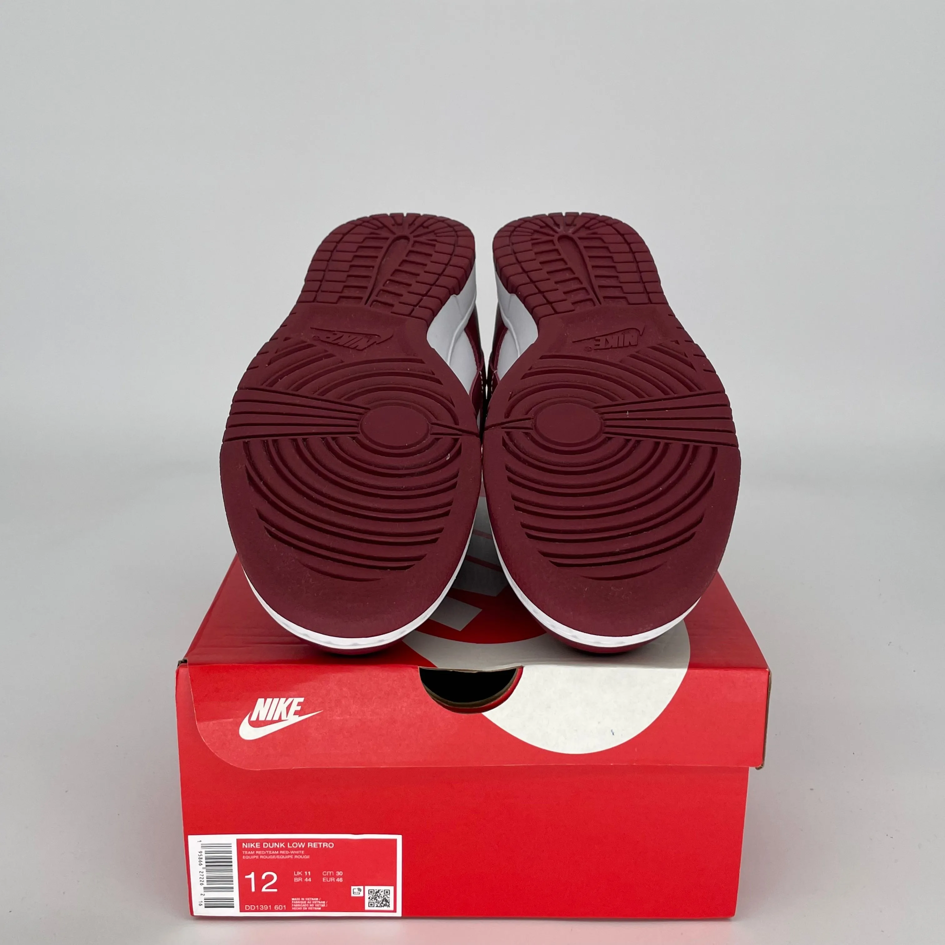 NIKE DUNK LOW TEAM ROT GRÖSSE 12 DD1391-601