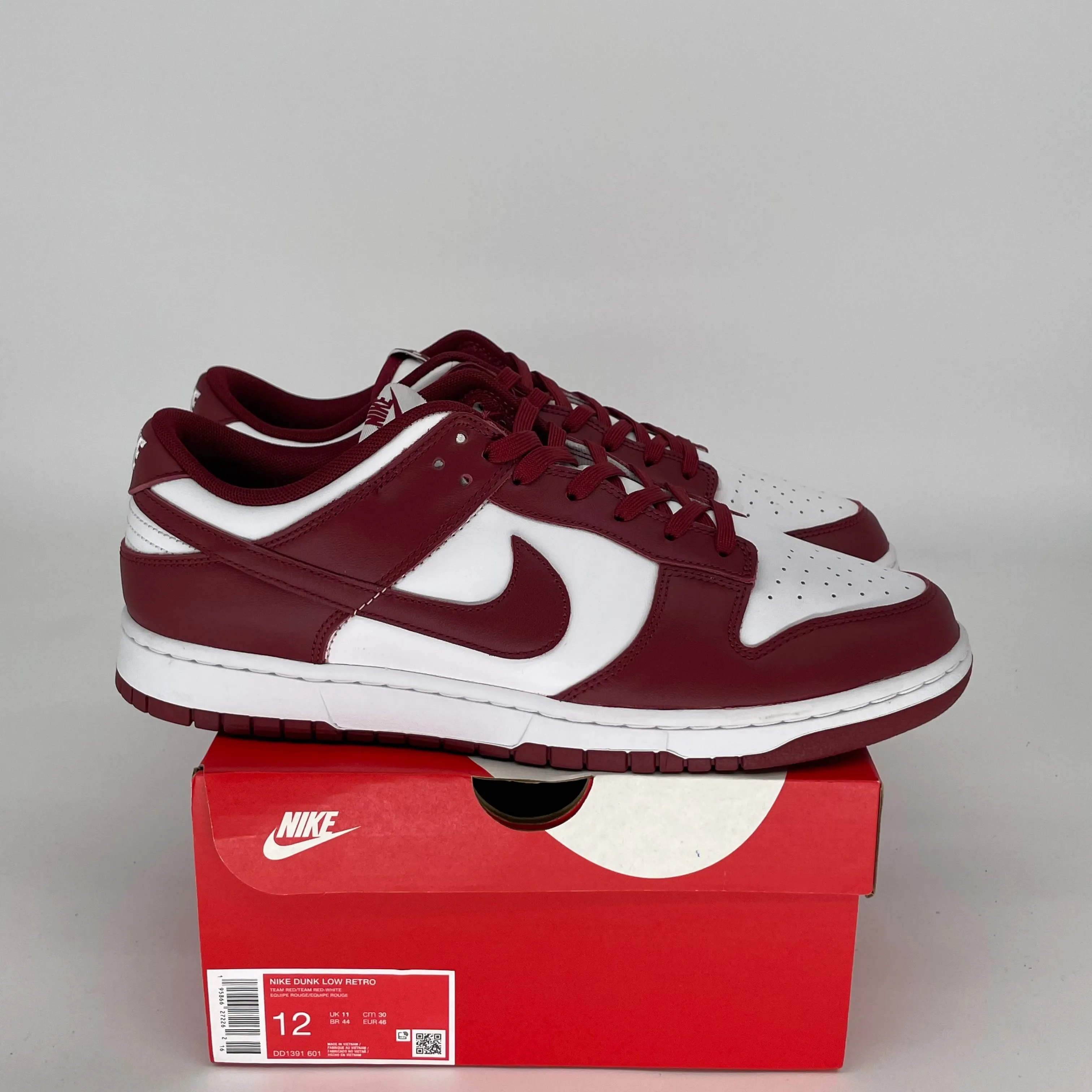 NIKE DUNK LOW TEAM ROT GRÖSSE 12 DD1391-601